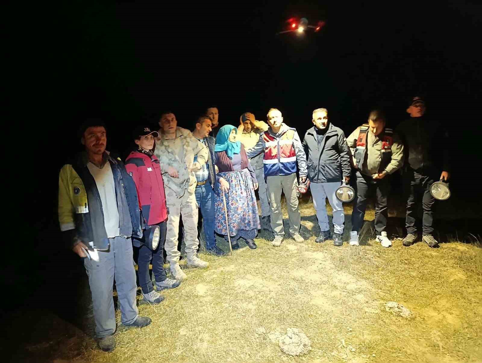 3 GÜNDÜR KAYIP OLAN 61 YAŞINDAKİ KADIN DRON İLE BULUNDU  (FATMA AYBEY)