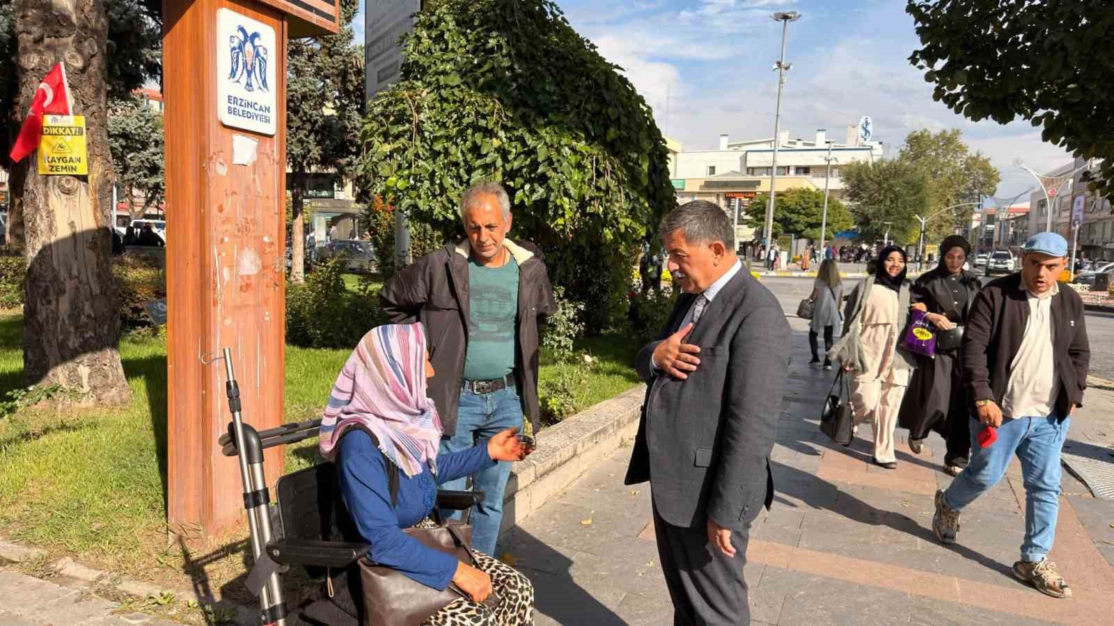 ERZİNCAN BELEDİYE BAŞKANI AKSUN VATANDAŞLARLA BİR ARAYA GELDİ