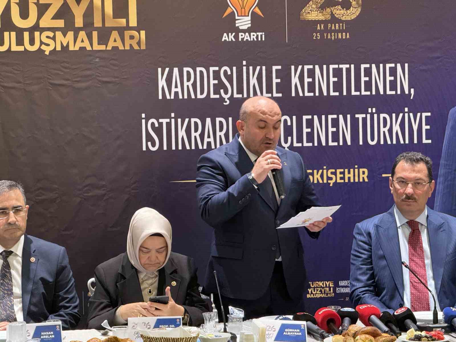 AK PARTİ ESKİŞEHİR İL BAŞKANI GÜRHAN ALBAYRAK