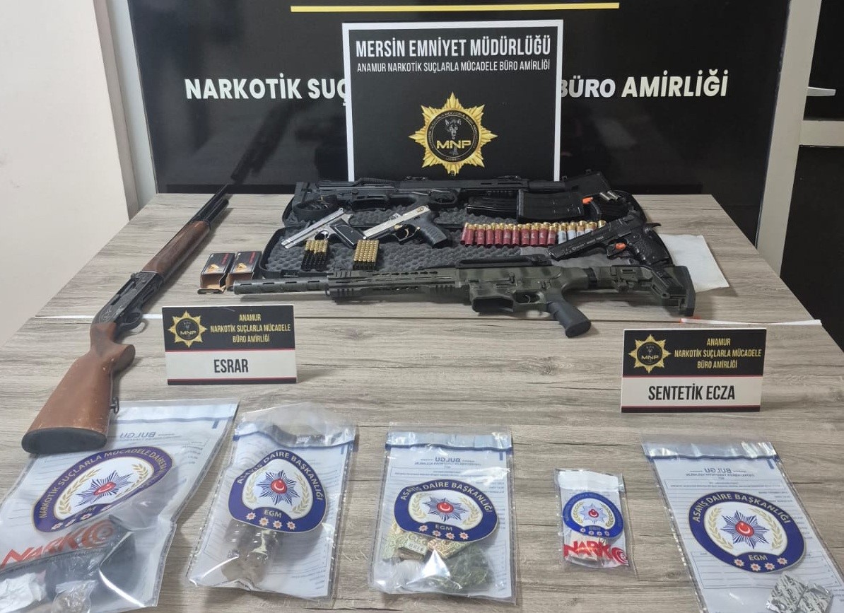 MERSİN'DE GERÇEKLEŞTİRİLEN EŞ ZAMANLI UYUŞTURUCU OPERASYONUNDA GÖZALTINA ALINAN ŞÜPHELİLERDEN 14'Ü ÇIKARILDIĞI MAHKEMECE TUTUKLANDI.