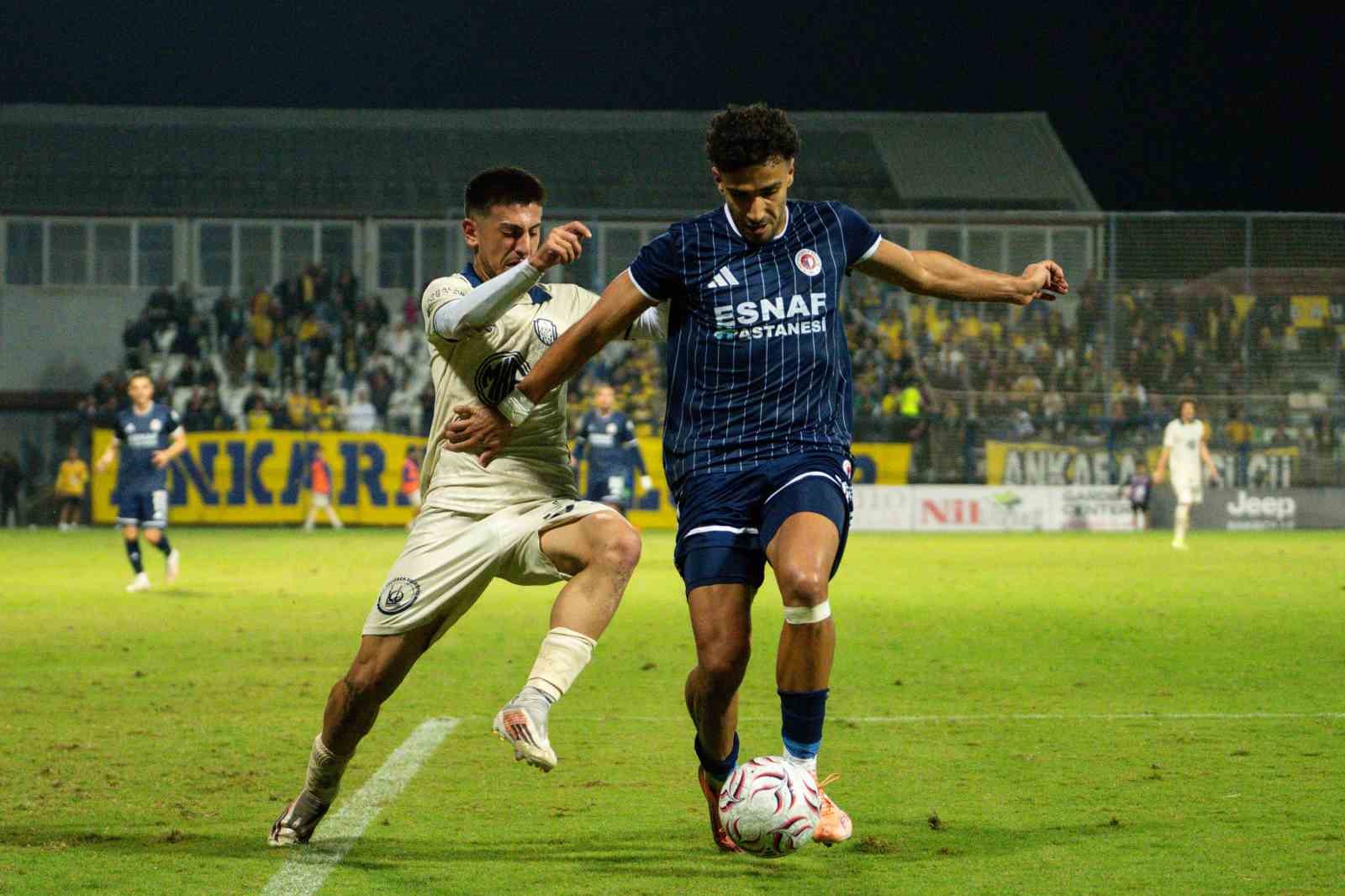 FETHİYESPOR, ANKARAGÜCÜ İLE 2-2 BERABERE KALDI