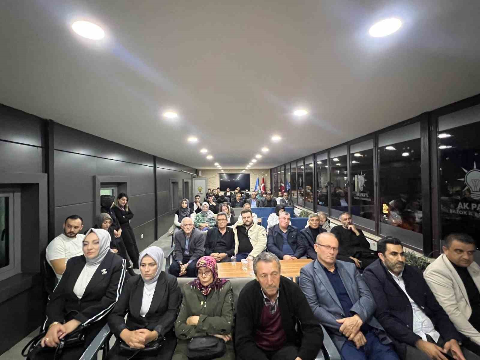 AK PARTİ BİLECİK’TE DANIŞMA MECLİSİ TOPLANTISI GERÇEKLEŞTİRİLDİ