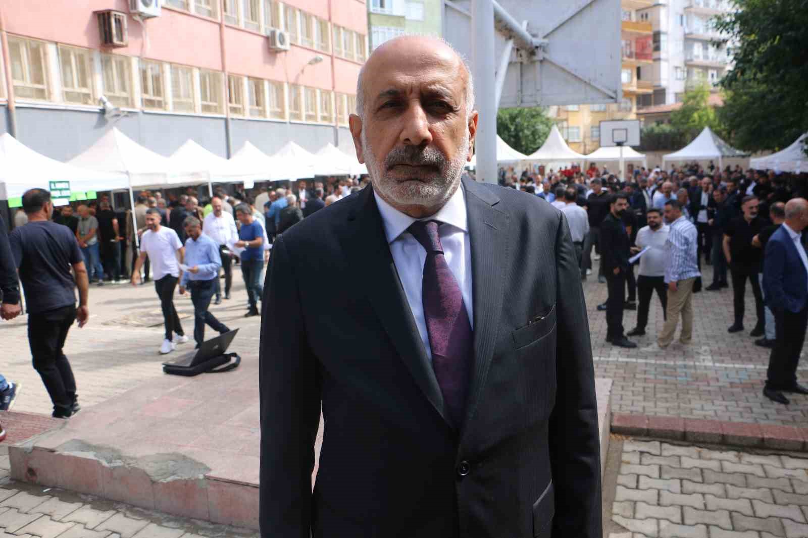 MEHMET KAYA, İLK DEFA TEK ADAYLA SEÇİME GİDİLDİĞİNİ SÖYLEDİ.