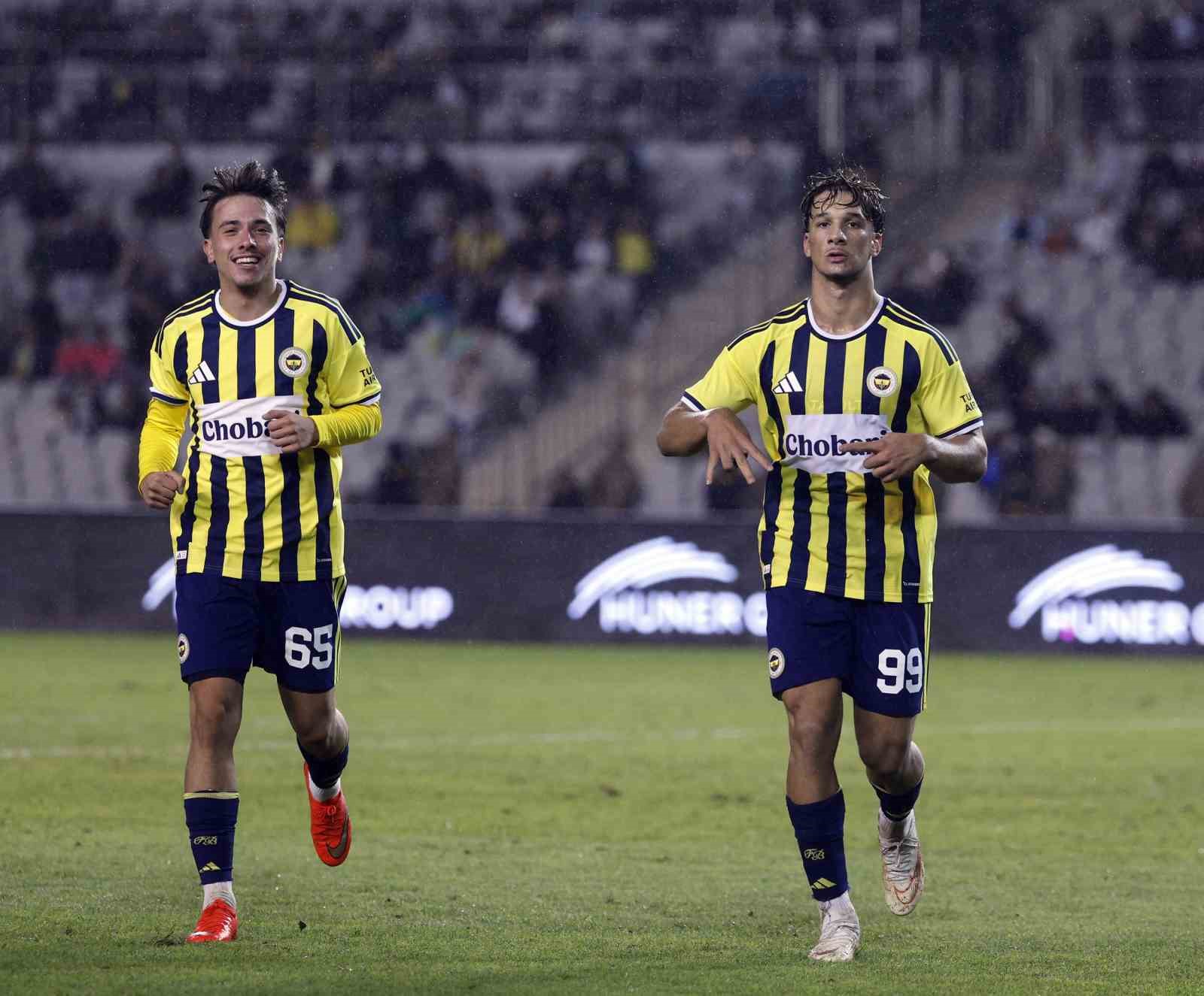 FENERBAHÇE, AZERBAYCAN'DA OYNADIĞI HAZIRLIK MAÇINDA TURAN TOVUZ'U 2-0 MAĞLUP ETTİ.