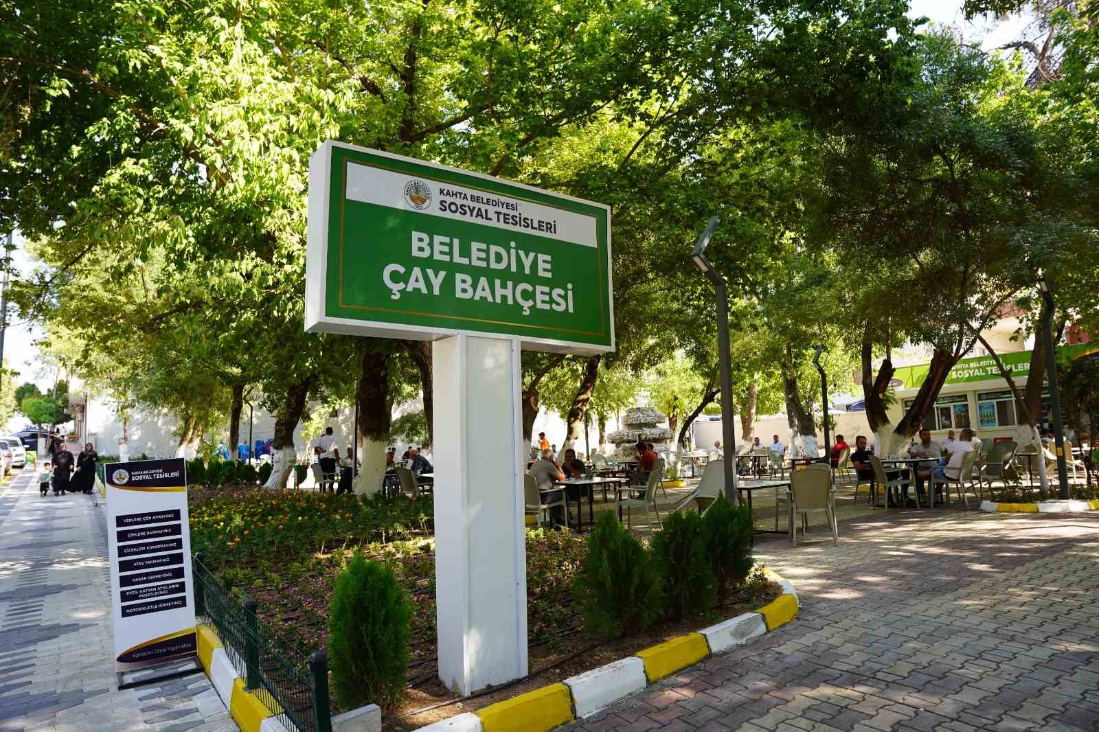 KAHTA’DA SOSYAL YAŞAMA DEĞER KATAN YENİ BİR TESİS DAHA HİZMETE GİRDİ