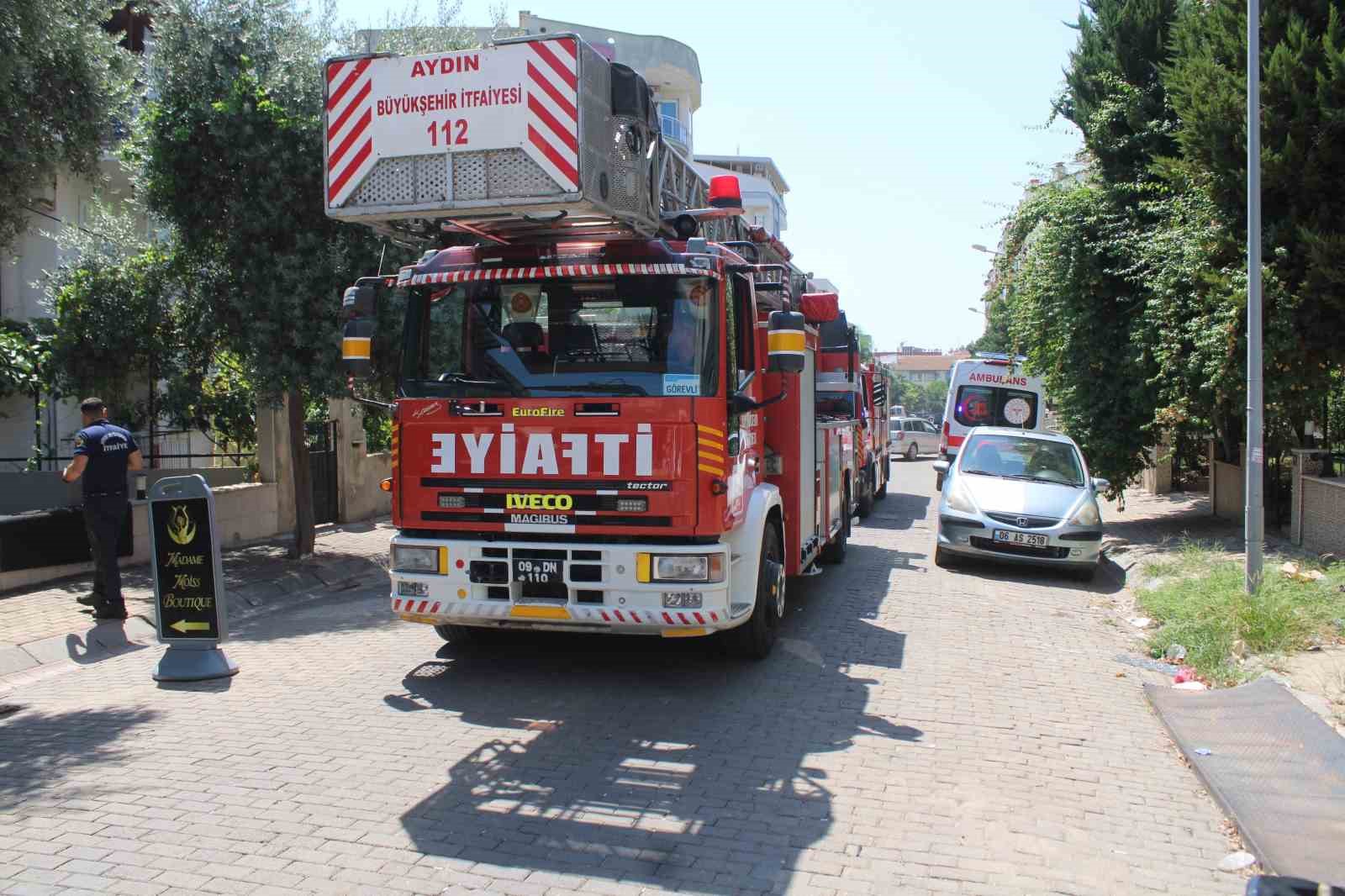 AYDIN'IN EFELER İLÇESİNDE KENDİSİNDEN HABER ALINAMAYAN 76 YAŞINDAKİ ELİF BEYAZKÖSE, İTFAİYE EKİPLERİNİN BALKONDAN GİRDİĞİ EVİNDE ÖLÜ OLARAK BULUNDU.