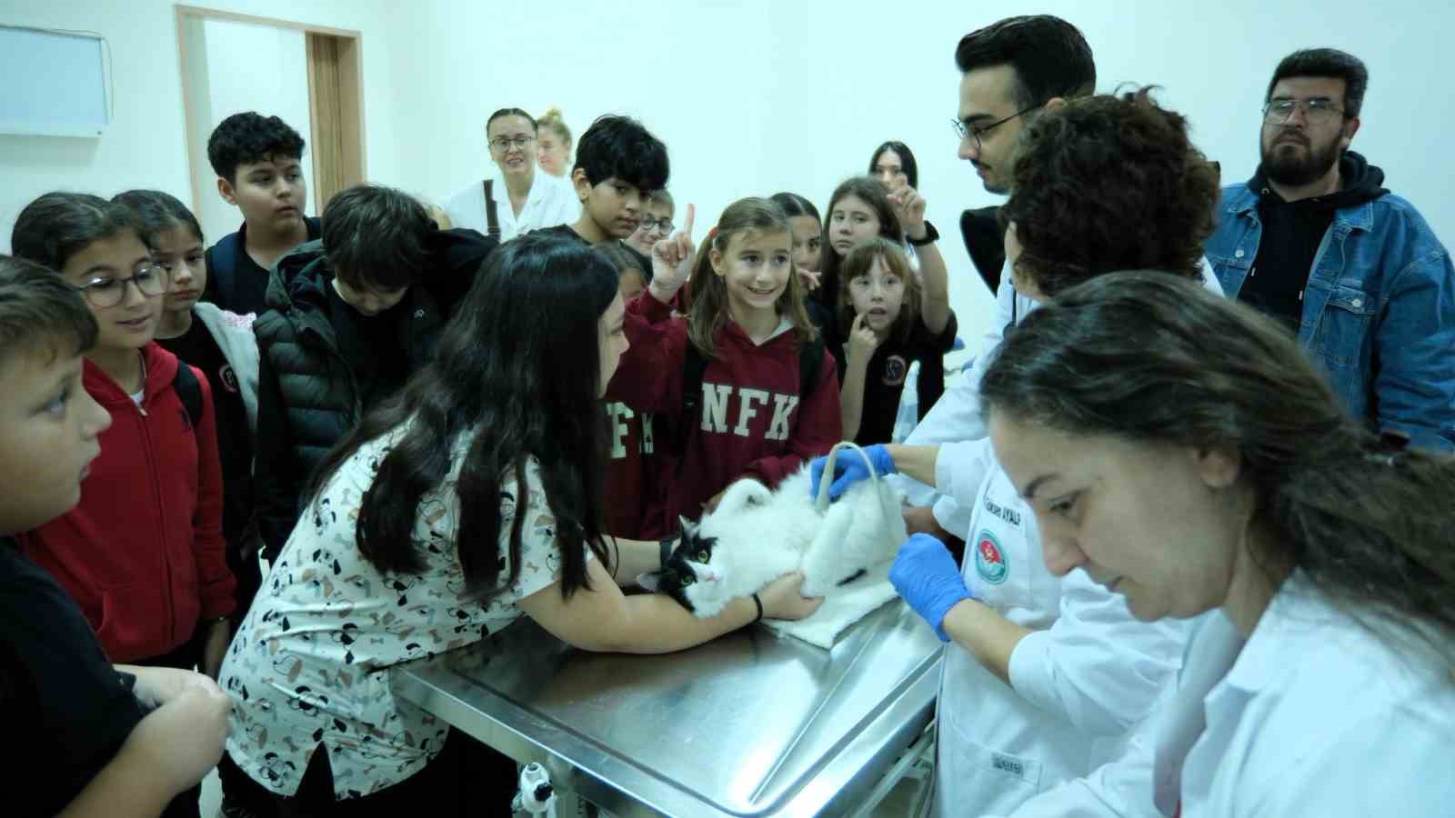 KÜÇÜK HAYVANSEVERLER BAÜN' DE 'CAN DOSTLARI' İLE BULUŞTU