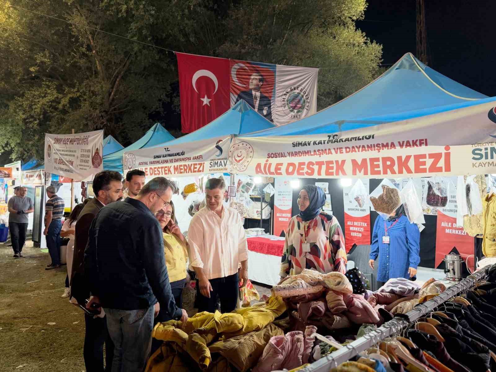 SİMAV KAYMAKAMI KARALOĞLU’NDAN 93. SİMAV PANAYIRINA ZİYARET