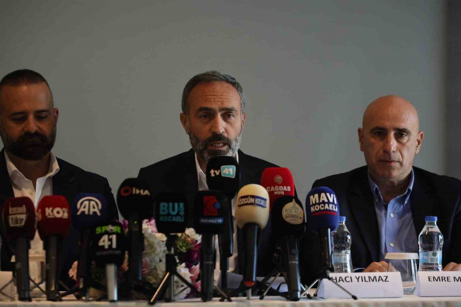 HACI YILMAZ, KOCAELİ'Yİ NEDEN TERCİH ETTİKLERİNİ VE HEDEFLERİNİN NE OLDUĞUNU ANLATTI.