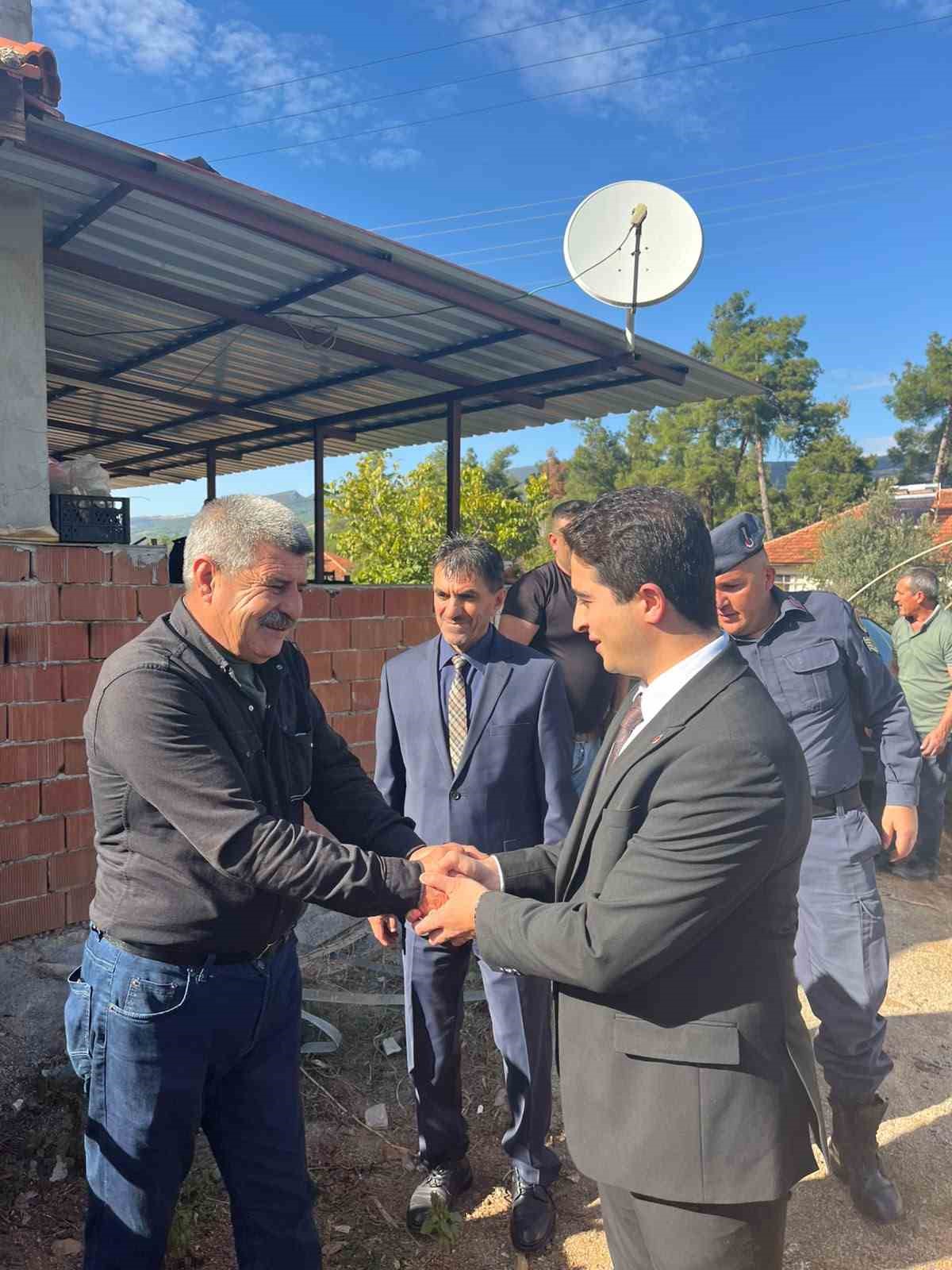 KAYMAKAM HAYDARİ, KAZA GEÇİREN ÖĞRENCİYİ EVİNDE ZİYARET ETTİ