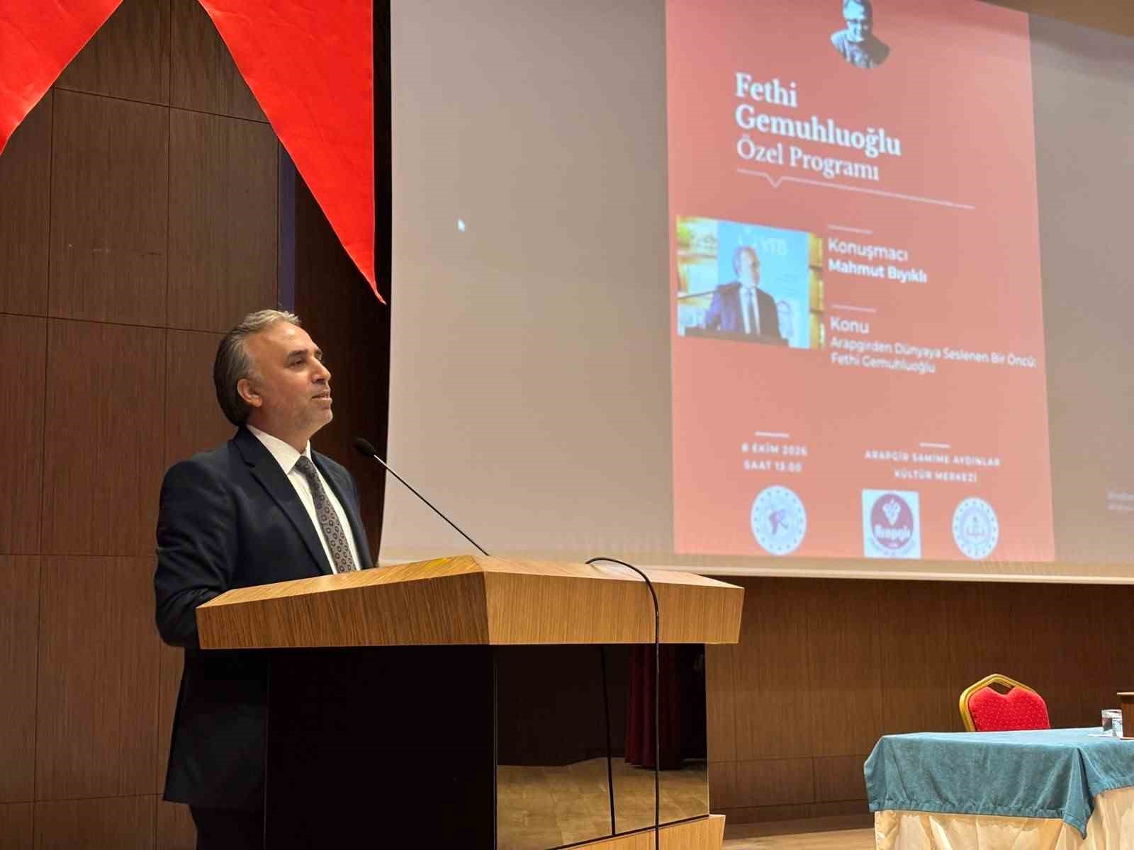 FETHİ GEMUHLUOĞLU ARAPGİR’DE ANILDI