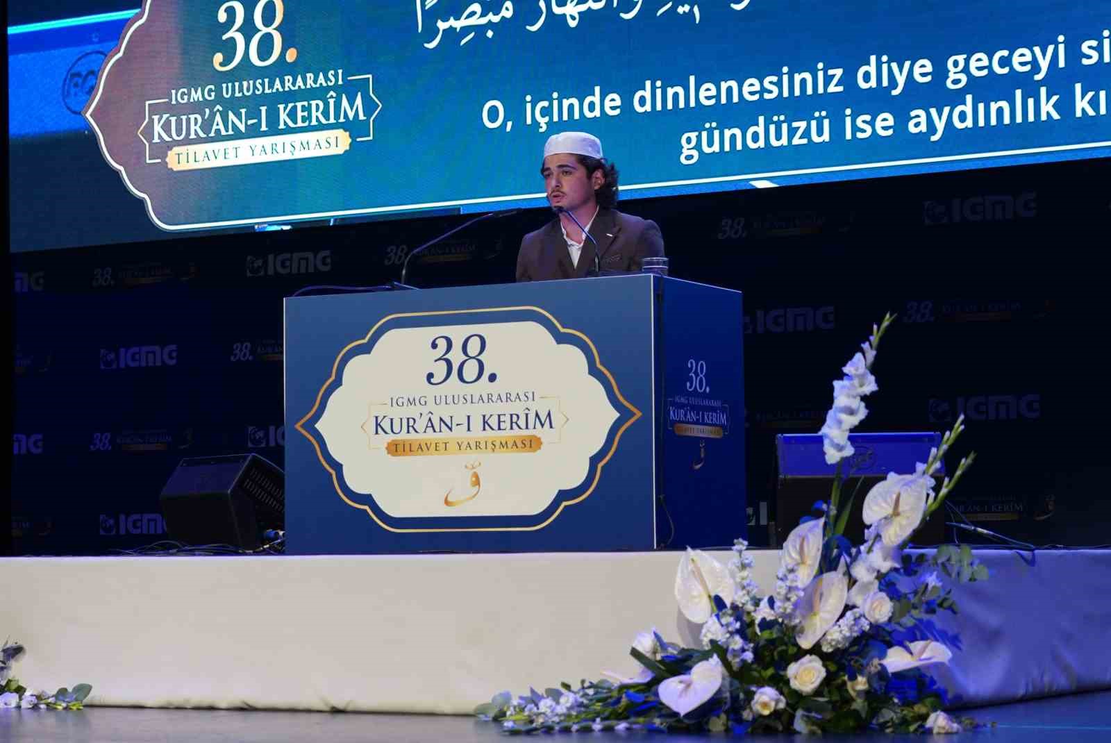 ALMANYA'NIN BİELEFELD ŞEHRİNDE 38. ULUSLARARASI KUR'ÂN-I KERÎM TİLAVET YARIŞMASI DÜZENLENDİ.