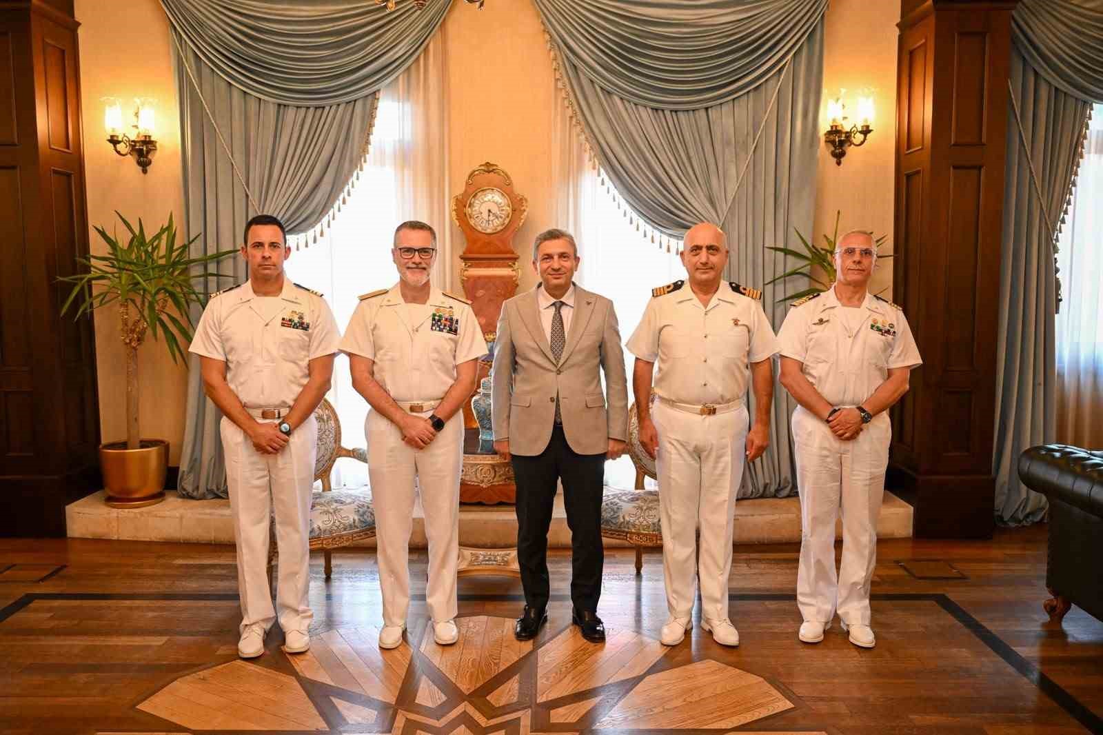 MİLLİ SAVUNMA BAKANLIĞI (MSB), İTALYA DENİZ KUVVETLERİ UNSURU ITS LUİGİ RİZZO FIRKATEYNİNİN ANTALYA’YA LİMAN ZİYARETİ GERÇEKLEŞTİRDİĞİNİ BİLDİRDİ.