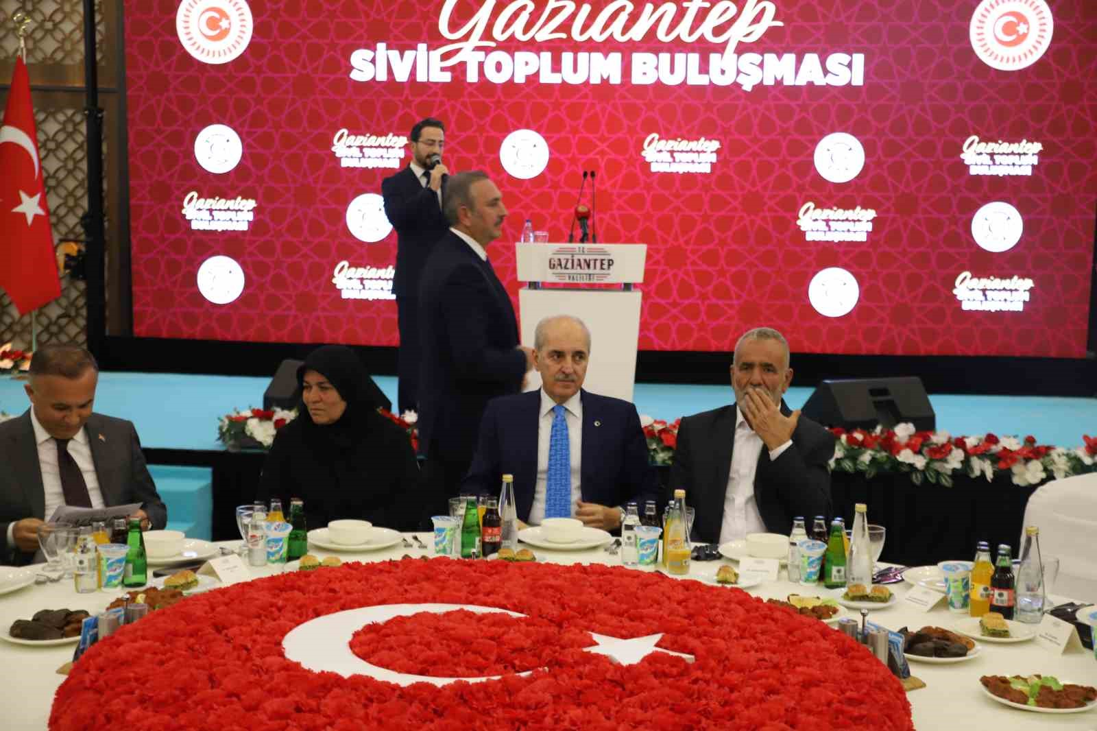 TBMM BAŞKANI NUMAN KURTULMUŞ SİVİL TOPLUM BULUŞMASINA KATILDI