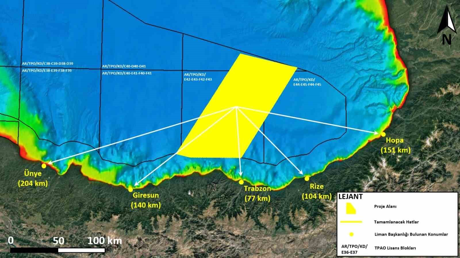 TÜRKİYE'NİN İLK SİSMİK ARAŞTIRMA GEMİSİ BARBAROS HAYREDDİN PAŞA, TRABZON AÇIKLARINDA PETROL VE DOĞAL GAZ ARAMA İLE SİSMİK VERİ TOPLAMA ÇALIŞMALARINA BAŞLADI.