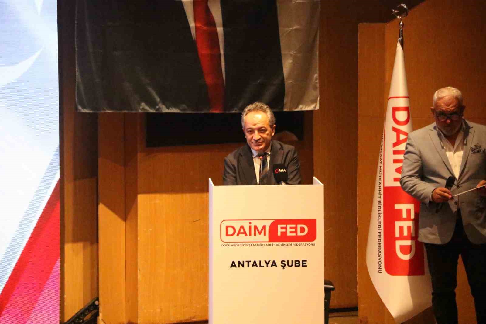 DAİMFED GENEL BAŞKANI MUSTAFA KARSLIOĞLU