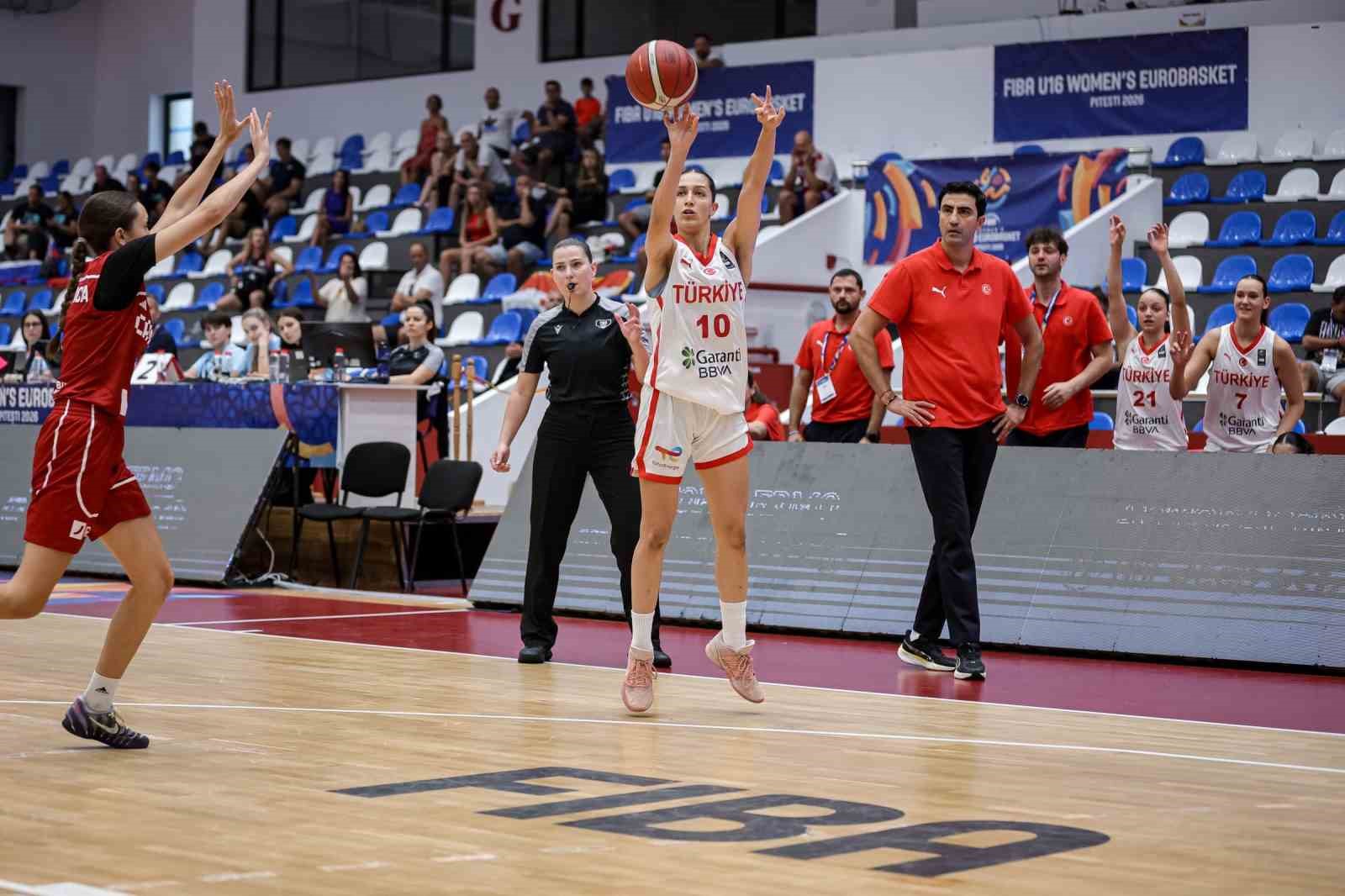 16 YAŞ ALTI YILDIZ KIZ MİLLİ TAKIMI, FIBA 16 YAŞ ALTI KIZLAR AVRUPA ŞAMPİYONASI SON 16 TURU MAÇINDA KARŞILAŞTIĞI HIRVATİSTAN'I 61-40 MAĞLUP EDEREK ÇEYREK FİNALE YÜKSELDİ.