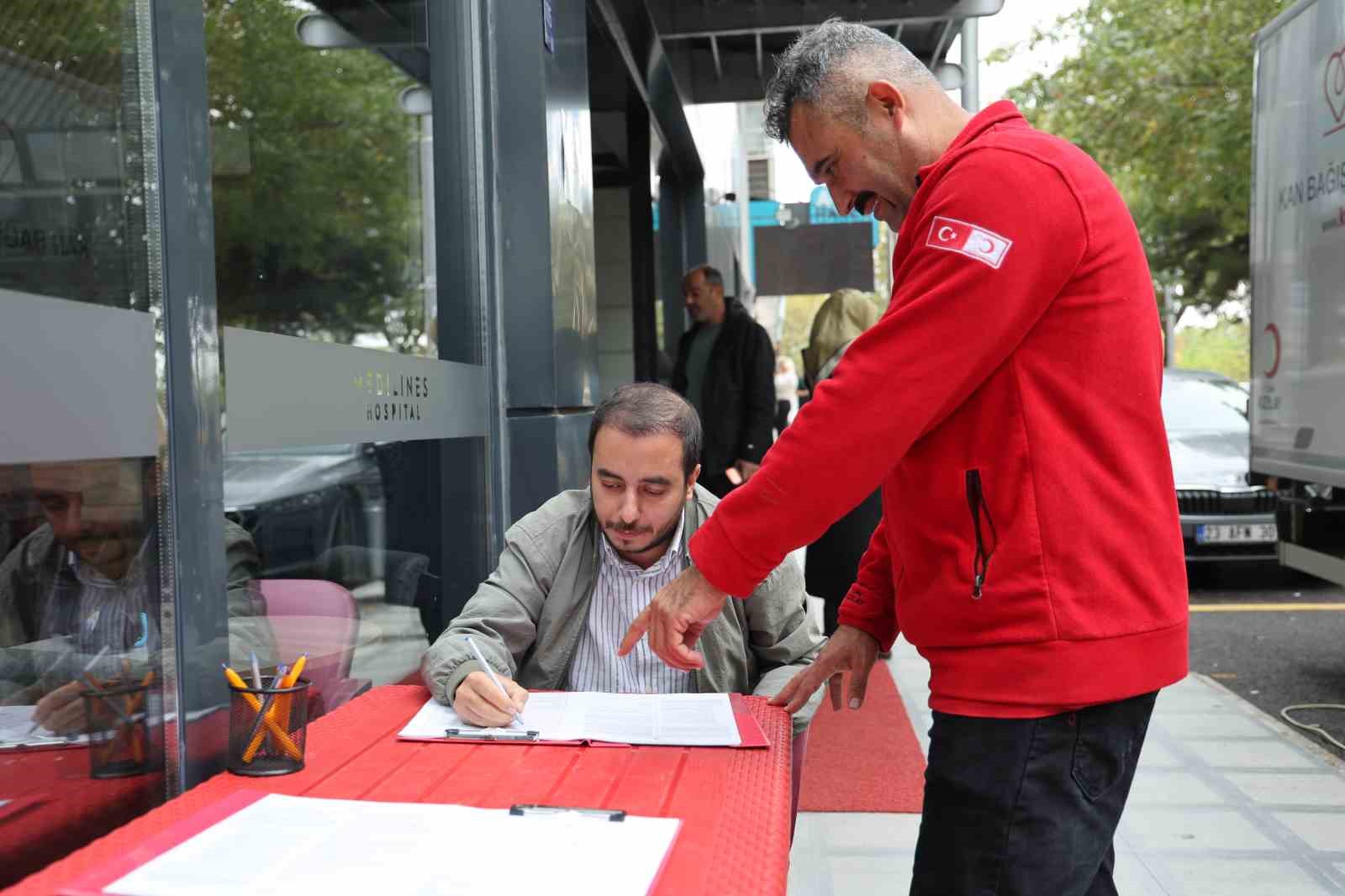 ELAZIĞ MEDİLİNES HASTANESİ VE TÜRK KIZILAYI İŞ BİRLİĞİYLE KIZILAY HAFTASI KAPSAMINDA DÜZENLENEN ETKİNLİKTE, HASTANE PERSONELİ VE GÖNÜLLÜ VATANDAŞLAR ACİL TIBBİ İHTİYAÇLAR İLE STOK SÜREKLİLİĞİNE DESTEK OLMAK AMACIYLA KAN BAĞIŞINDA BULUNDU