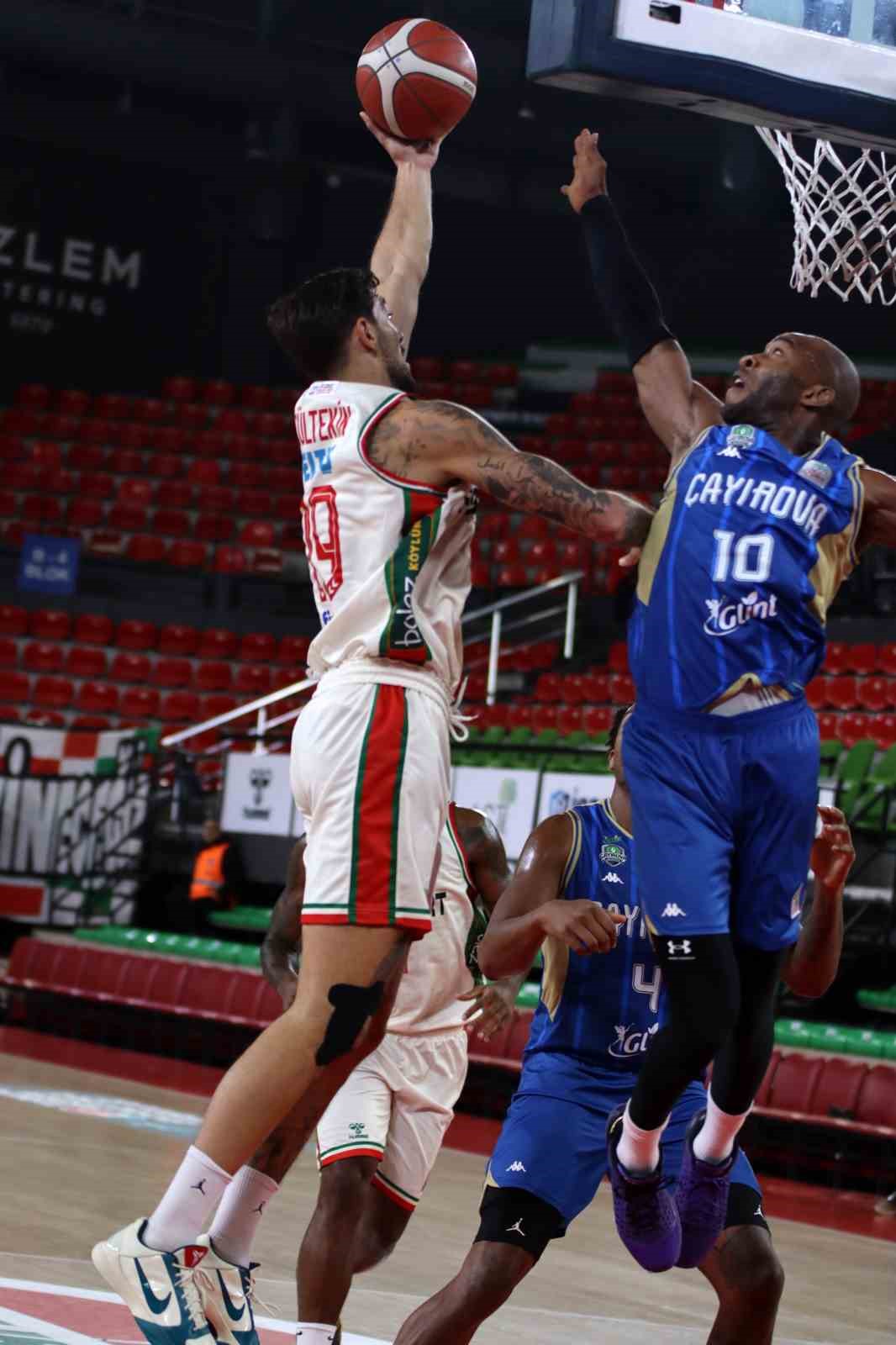 TÜRKİYE SİGORTA BASKETBOL SÜPER LİGİ'NİN 4. HAFTASINDA KARŞIYAKA, EVİNDE ÇAYIROVA BELEDİYESİ’Nİ 95-79 MAĞLUP ETTİ.