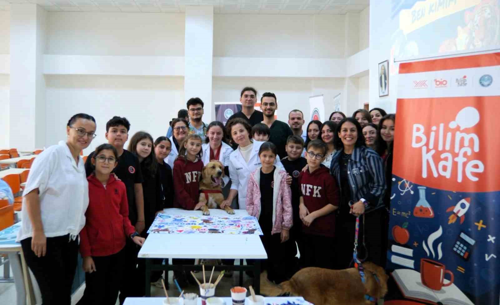 KÜÇÜK HAYVANSEVERLER BAÜN' DE 'CAN DOSTLARI' İLE BULUŞTU