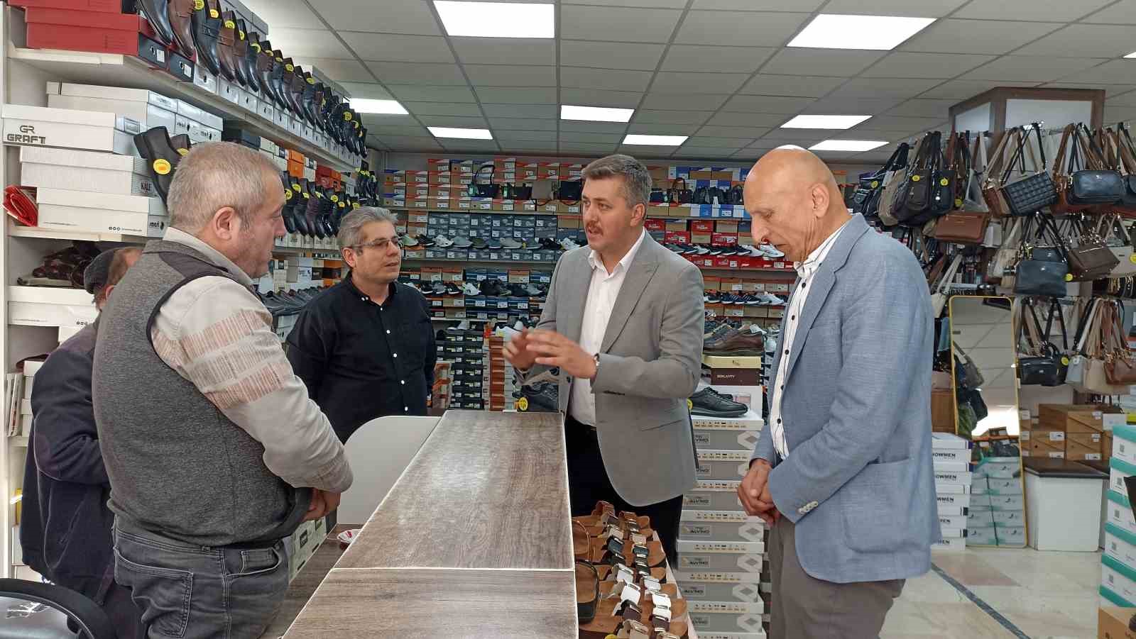HAVZA KAYMAKAMI SERİN’DEN SELDEN ETKİLENEN ESNAFA ZİYARET