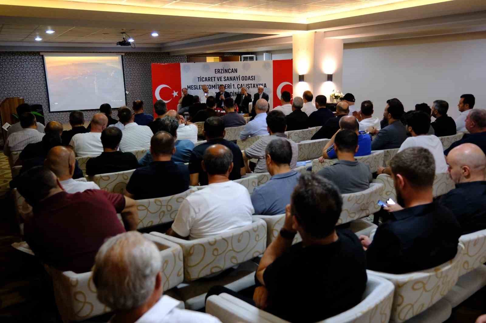ERZİNCAN TSO 13. MESLEK GRUBU ÇALIŞTAYINDA SEKTÖRÜN GELECEĞİ ELE ALINDI