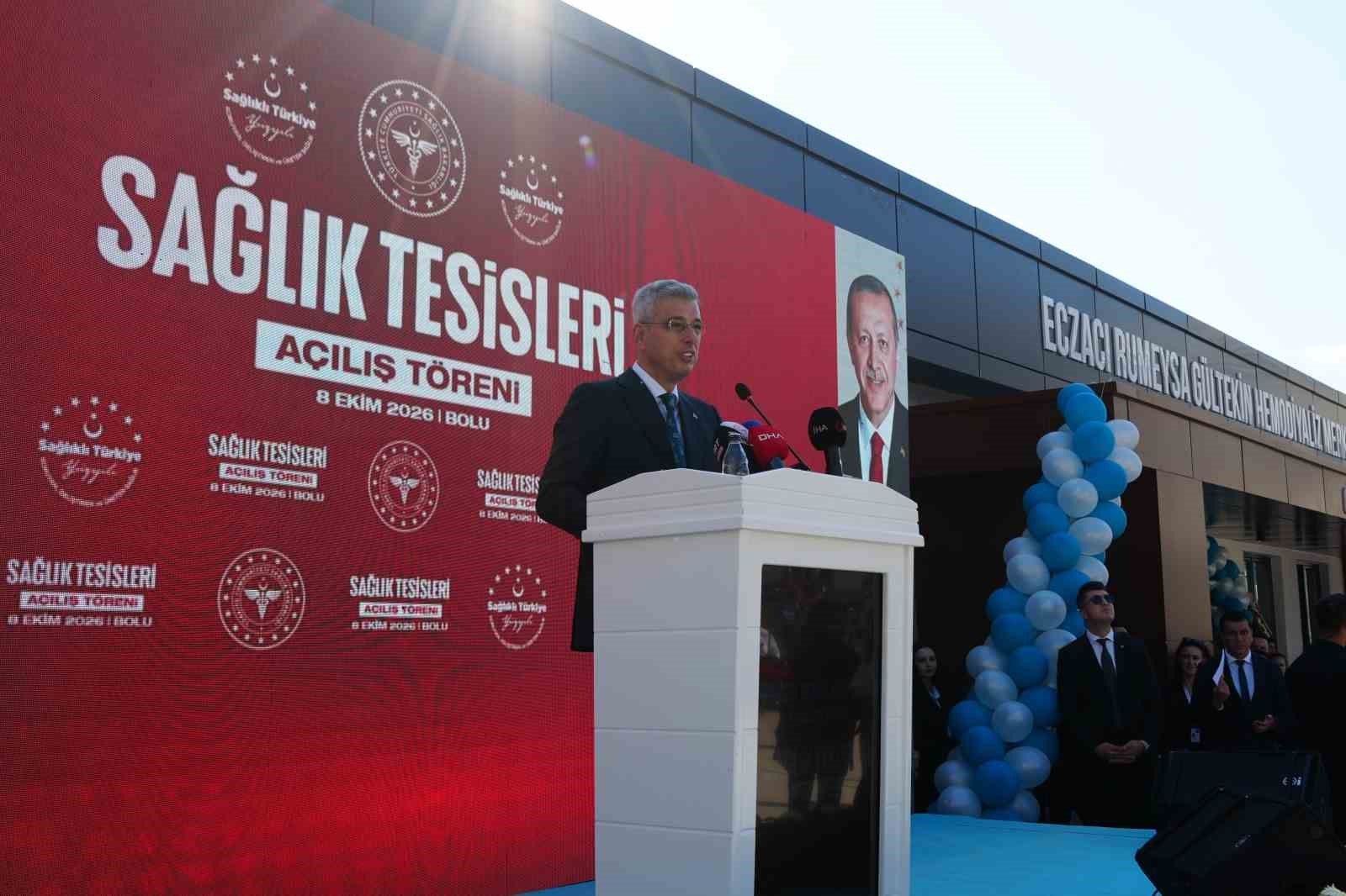SAĞLIK BAKANI PROF. DR. KEMAL MEMİŞOĞLU, AÇILIŞTA KONUŞMA YAPTI.