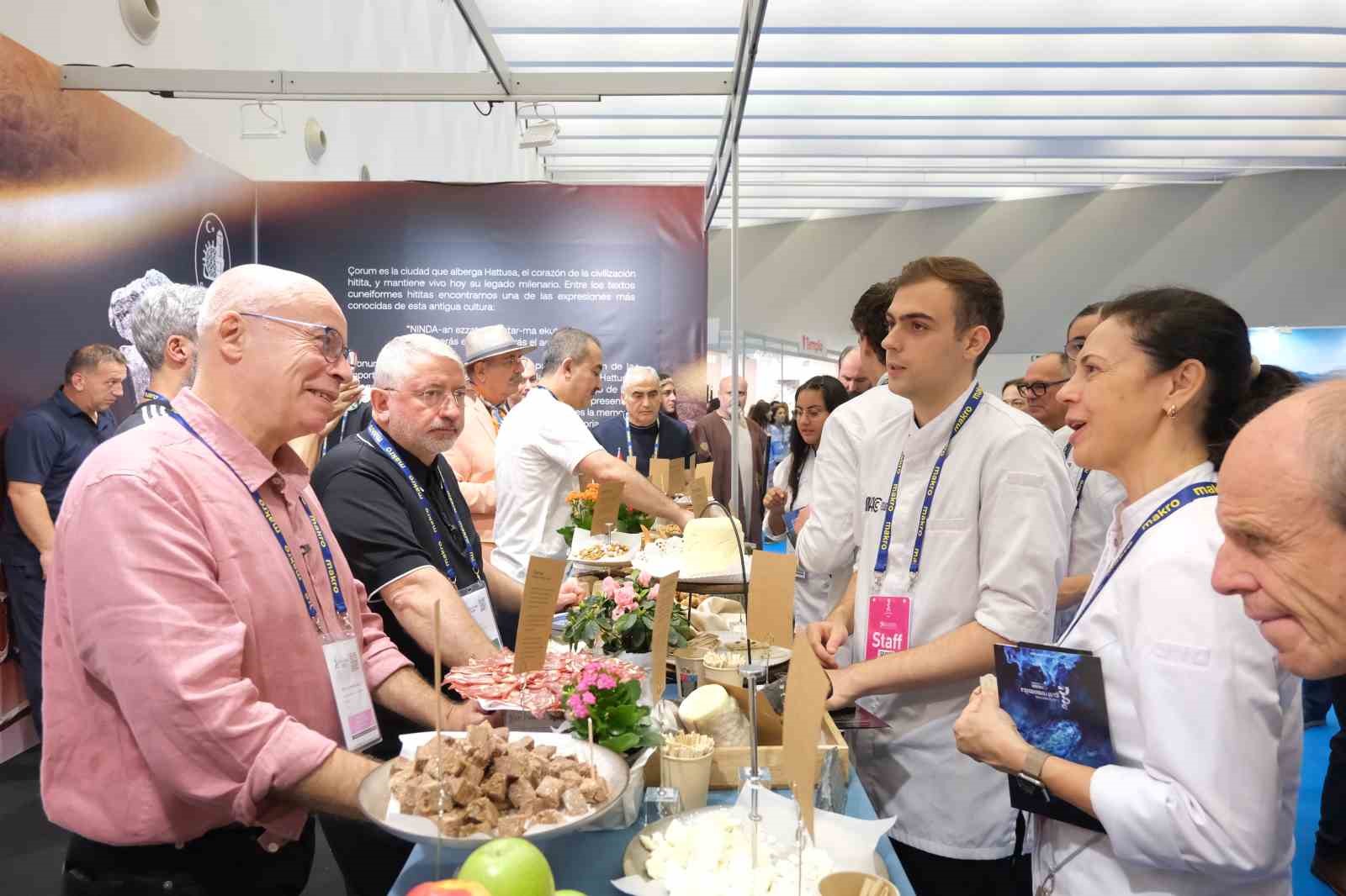 ÇORUM, BİNLERCE YILLIK MUTFAK KÜLTÜRÜNÜ DÜNYANIN ÖNDE GELEN GASTRONOMİ ORGANİZASYONLARINDAN SAN SEBASTİAN GASTRONOMİKA’DA DÜNYAYA TANITIYOR.