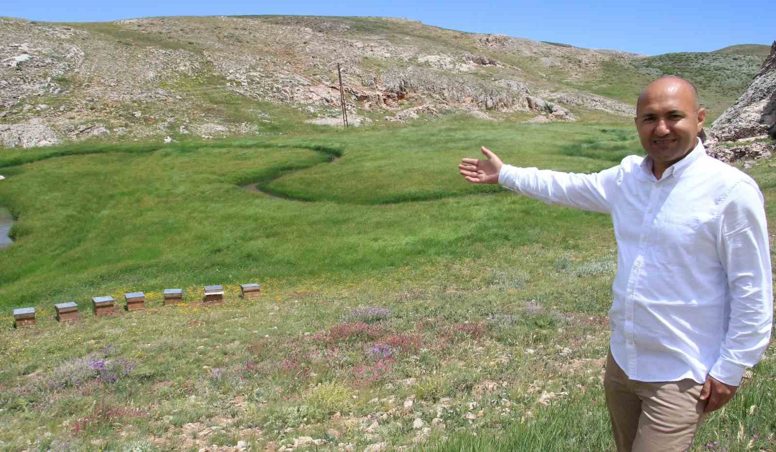 İNGİLTERE'DE KAZANILAN ALTIN MADALYAYI DEĞERLENDİREN ARICI CELAL ÇAY (FOTOĞRAFTA), ULUSLARARASI YARIŞMADA TÜRKİYE'Yİ TEMSİL ETMEKTEN BÜYÜK MUTLULUK DUYDUKLARINI BELİRTİ.