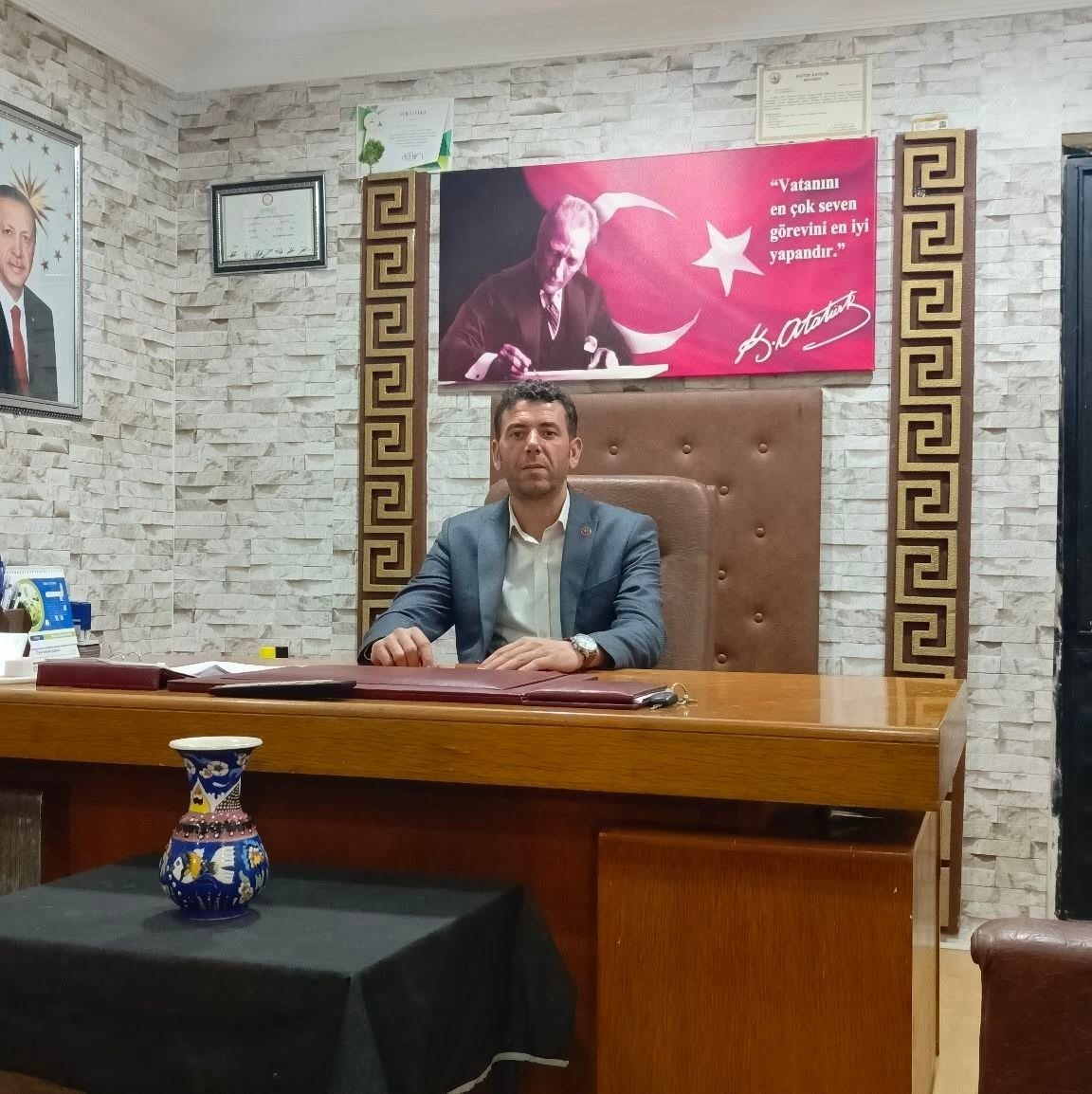GÜMELE KÖYÜ MUHTARI CENGİZ ERKAN