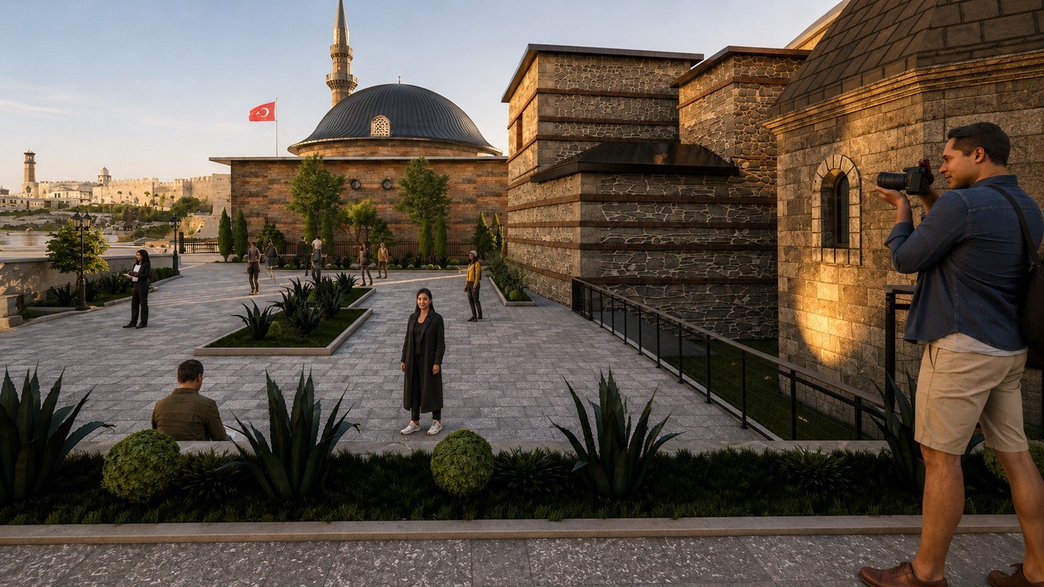 AHİLİK TEŞKİLATININ ERZURUM'DAKİ KURUCUSU OLARAK BİLİNEN AHİ TOMAN BABA'NIN KÜMBETİ, YÜRÜTÜLEN ÇALIŞMALARLA YENİDEN GÜN YÜZÜNE ÇIKARILIYOR.