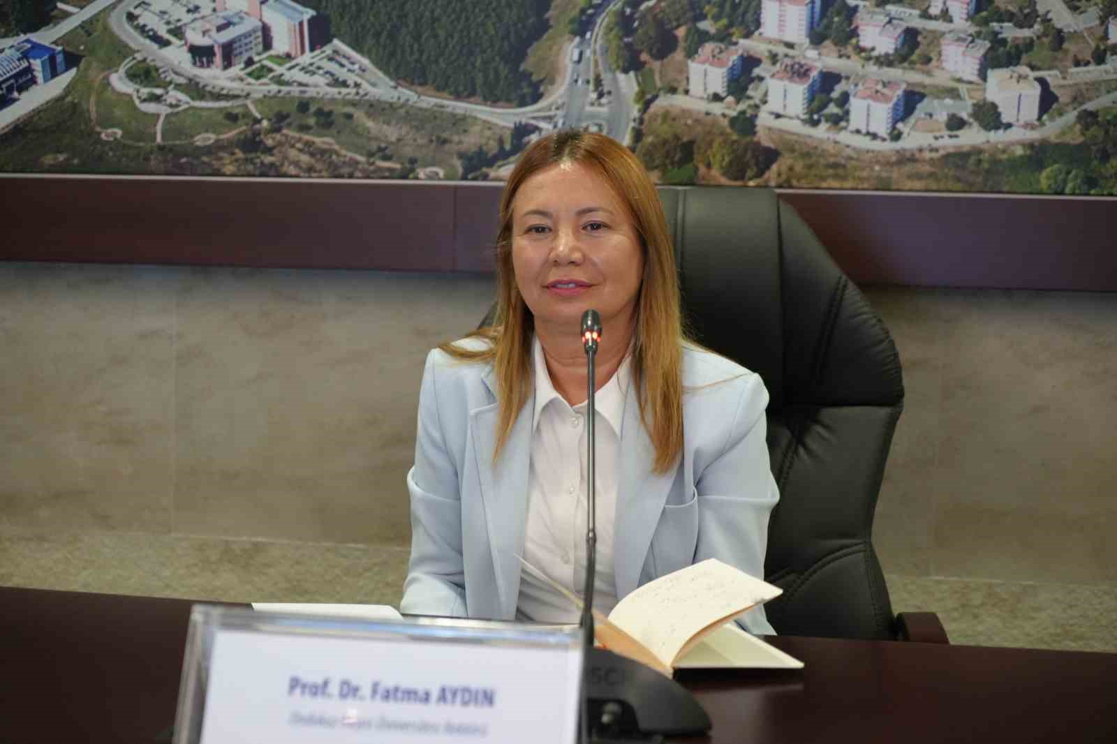 ONDOKUZ MAYIS ÜNİVERSİTESİ REKTÖRÜ PROF. DR. FATMA AYDIN,