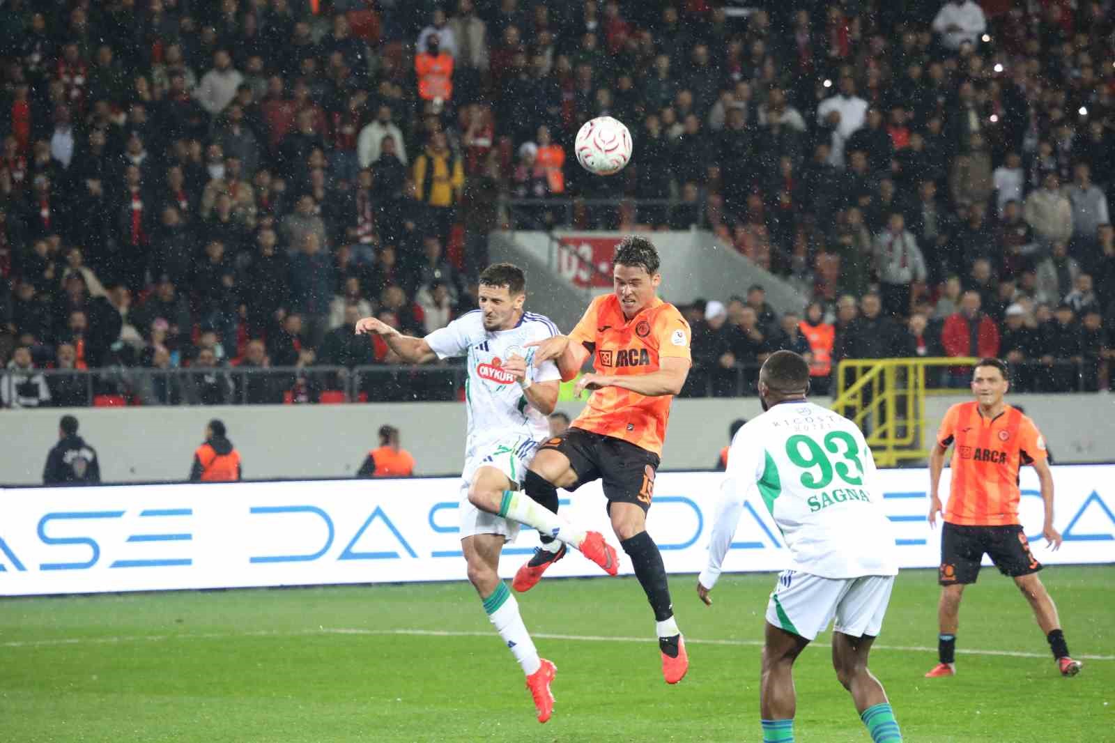 ÇORUM FK, TRENDYOL SÜPER LİG’İN 8. HAFTASINDA ÇAYKUR RİZESPOR’U KONUK EDİYOR. MÜSABAKANIN İLK YARISI 1-1'LİK BERABERLİKLE TAMAMLANDI.