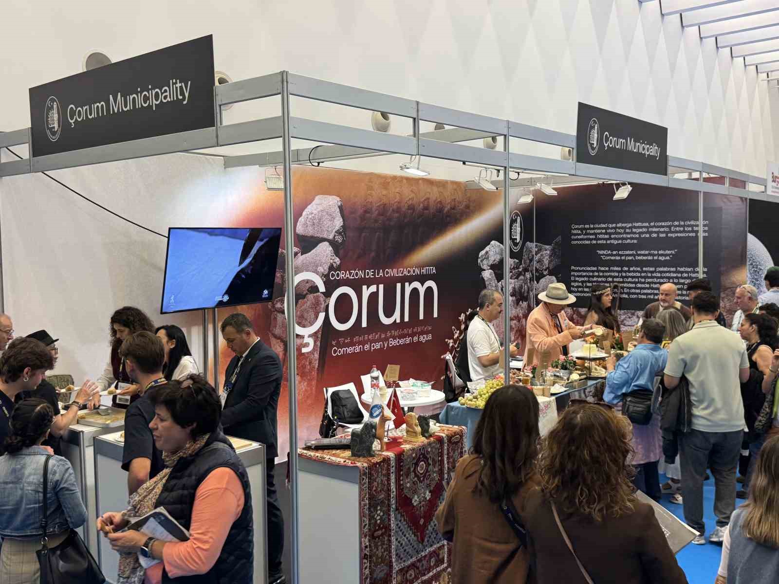 ÇORUM, BİNLERCE YILLIK MUTFAK KÜLTÜRÜNÜ DÜNYANIN ÖNDE GELEN GASTRONOMİ ORGANİZASYONLARINDAN SAN SEBASTİAN GASTRONOMİKA’DA DÜNYAYA TANITIYOR.