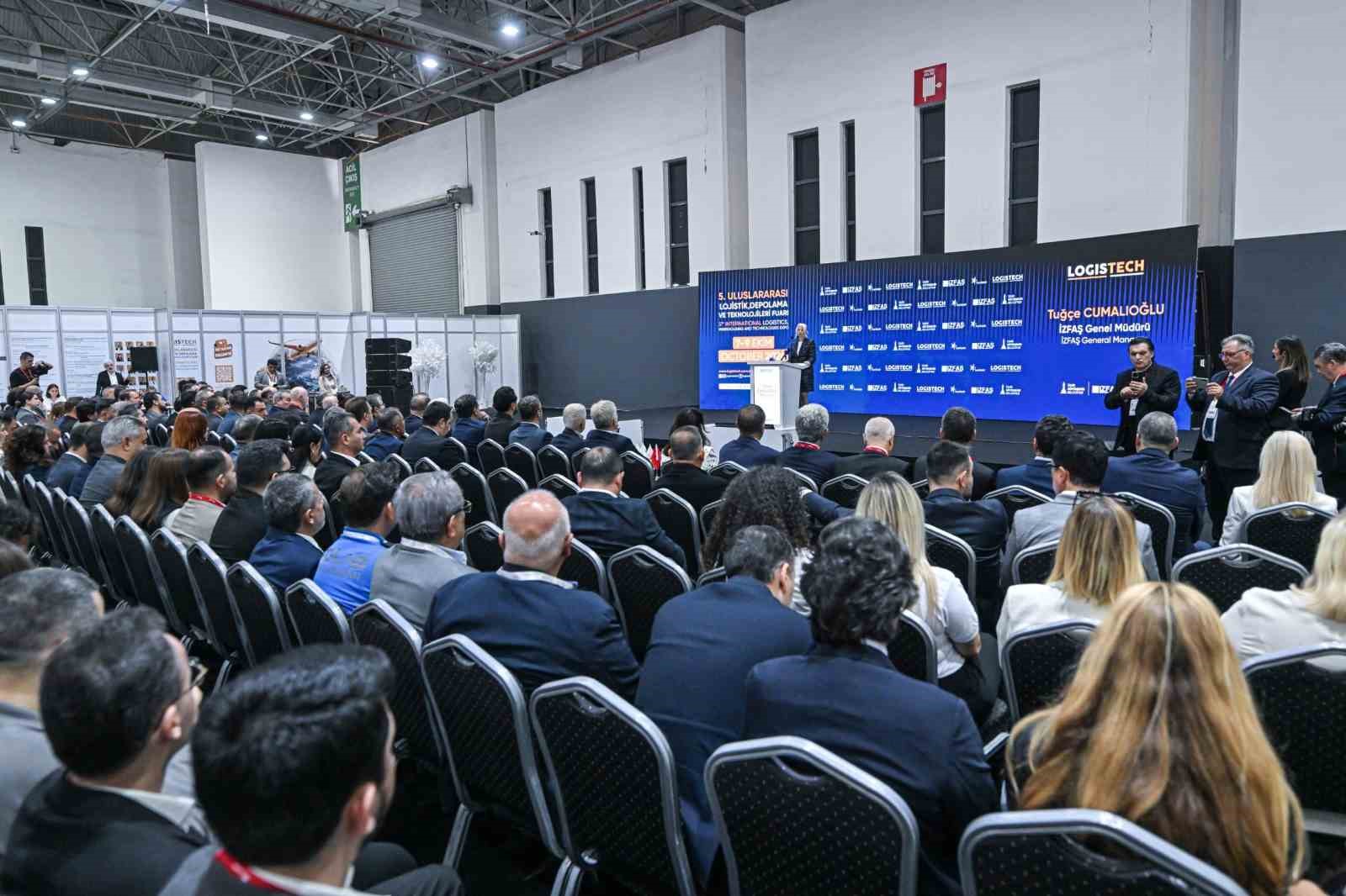 İZMİR BÜYÜKŞEHİR BELEDİYESİ EV SAHİPLİĞİNDE, İZFAŞ TARAFINDAN DÜZENLENEN LOGISTECH-5. ULUSLARARASI LOJİSTİK, DEPOLAMA VE TEKNOLOJİLERİ FUARI, FUAR İZMİR’DE KAPILARINI AÇTI.