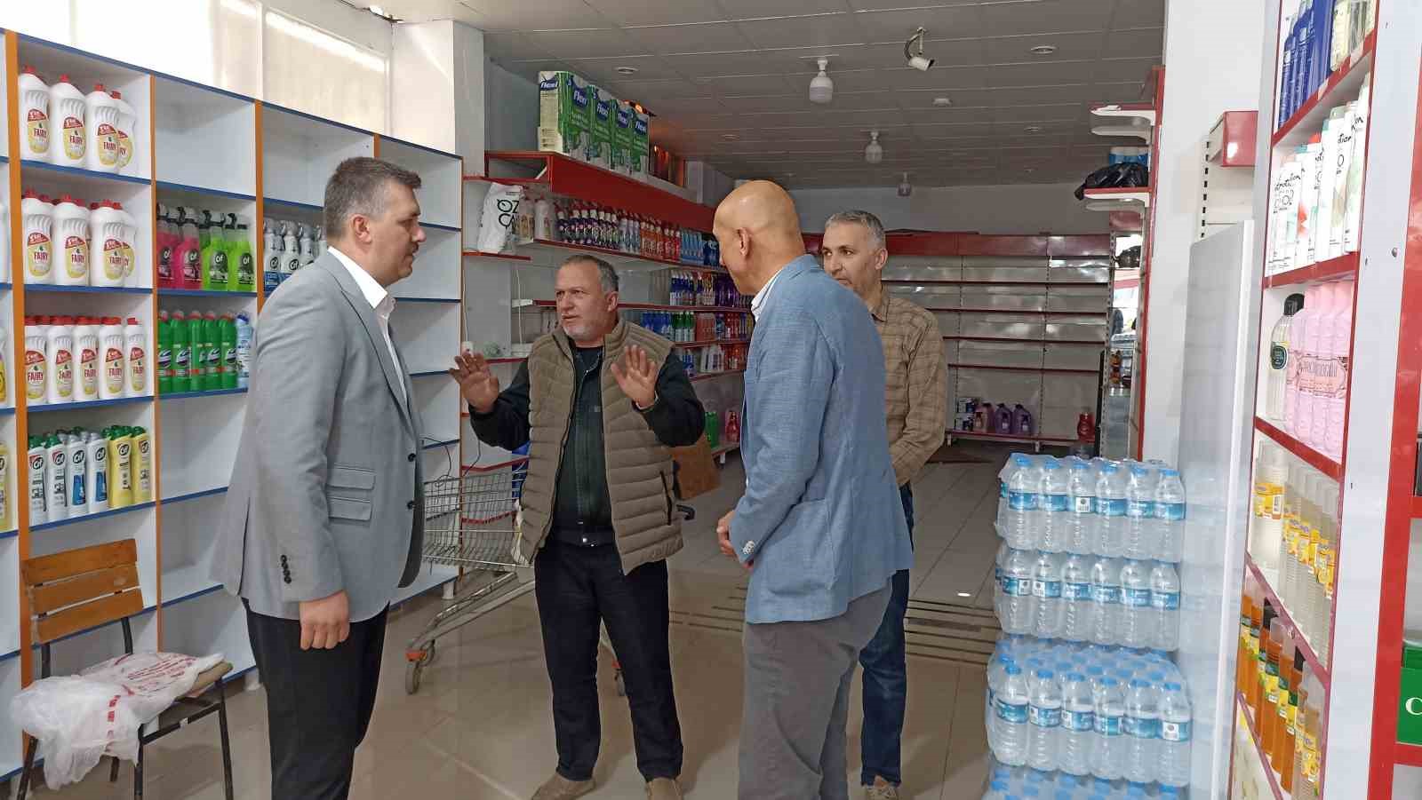 HAVZA KAYMAKAMI SERİN’DEN SELDEN ETKİLENEN ESNAFA ZİYARET