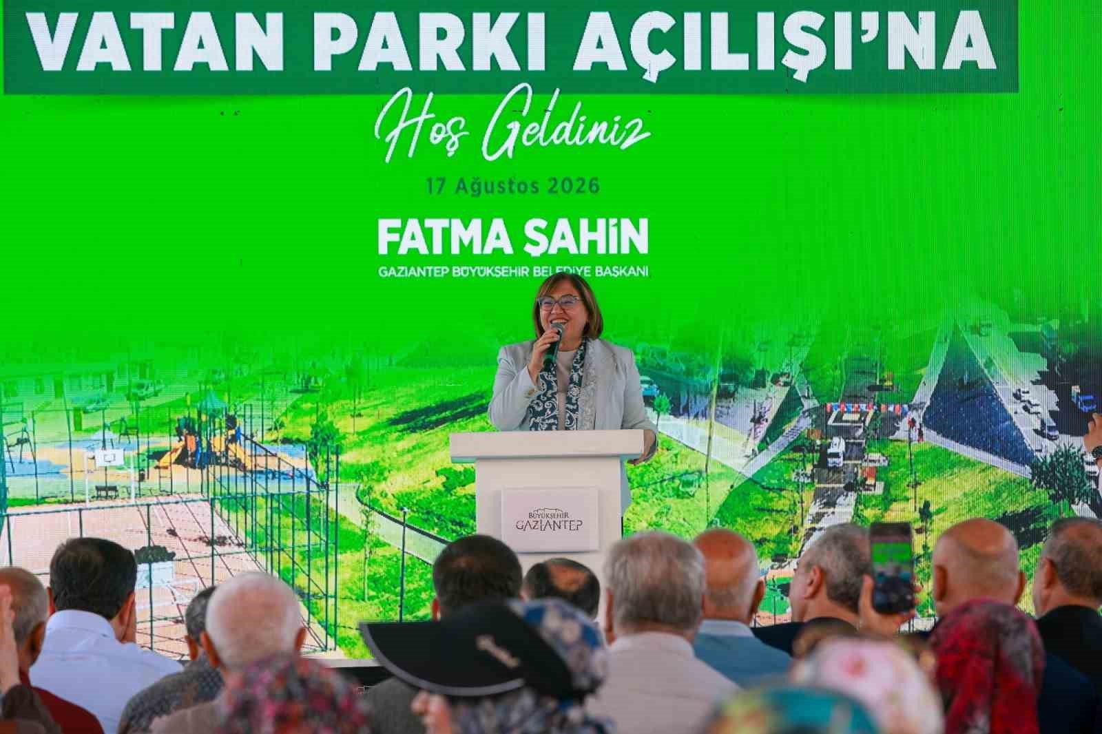GAZİANTEP BÜYÜKŞEHİR VATAN MAHALLESİ’NİN ÇEHRESİNİ DEĞİŞTİRECEK YENİ PARKI AÇTI