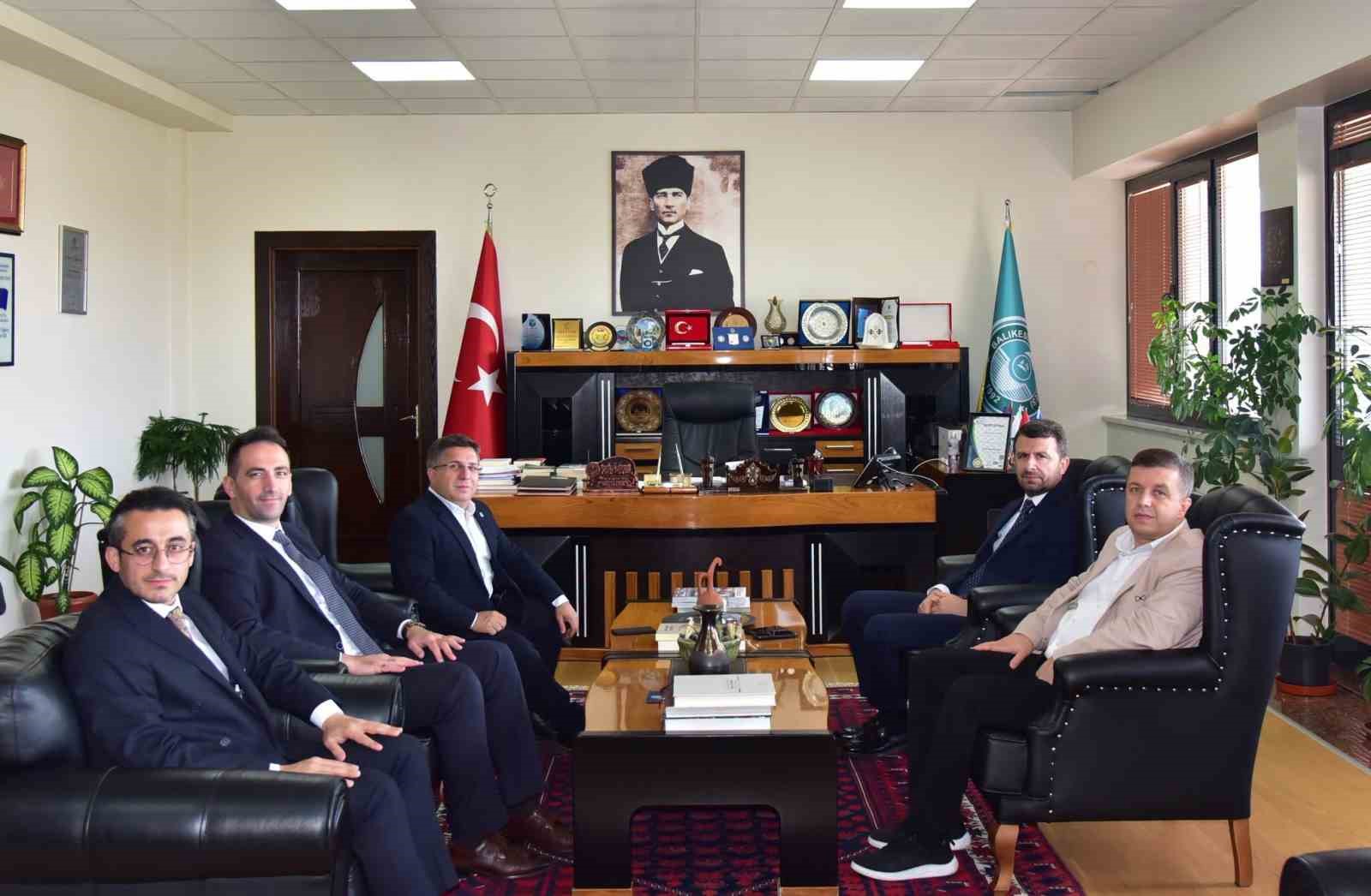BİK GENEL MÜDÜRÜ ABDULKADİR ÇAY’DAN REKTÖR OĞURLU’YA ZİYARET