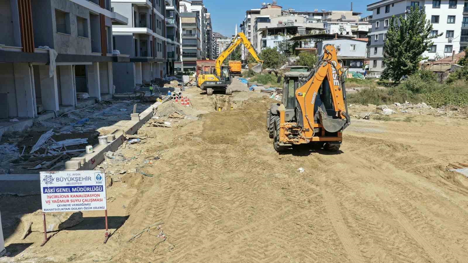 AYDIN’IN İNCİRLİOVA İLÇESİNE BAĞLI SANDIKLI MAHALLESİ’NE 1,3 MİLYAR LİRALIK YATIRIM KAPSAMINDA 38 BİN 800 METRE KANALİZASYON VE 9 BİN 900 METRE YAĞMUR SUYU HATTI YAPILACAK.