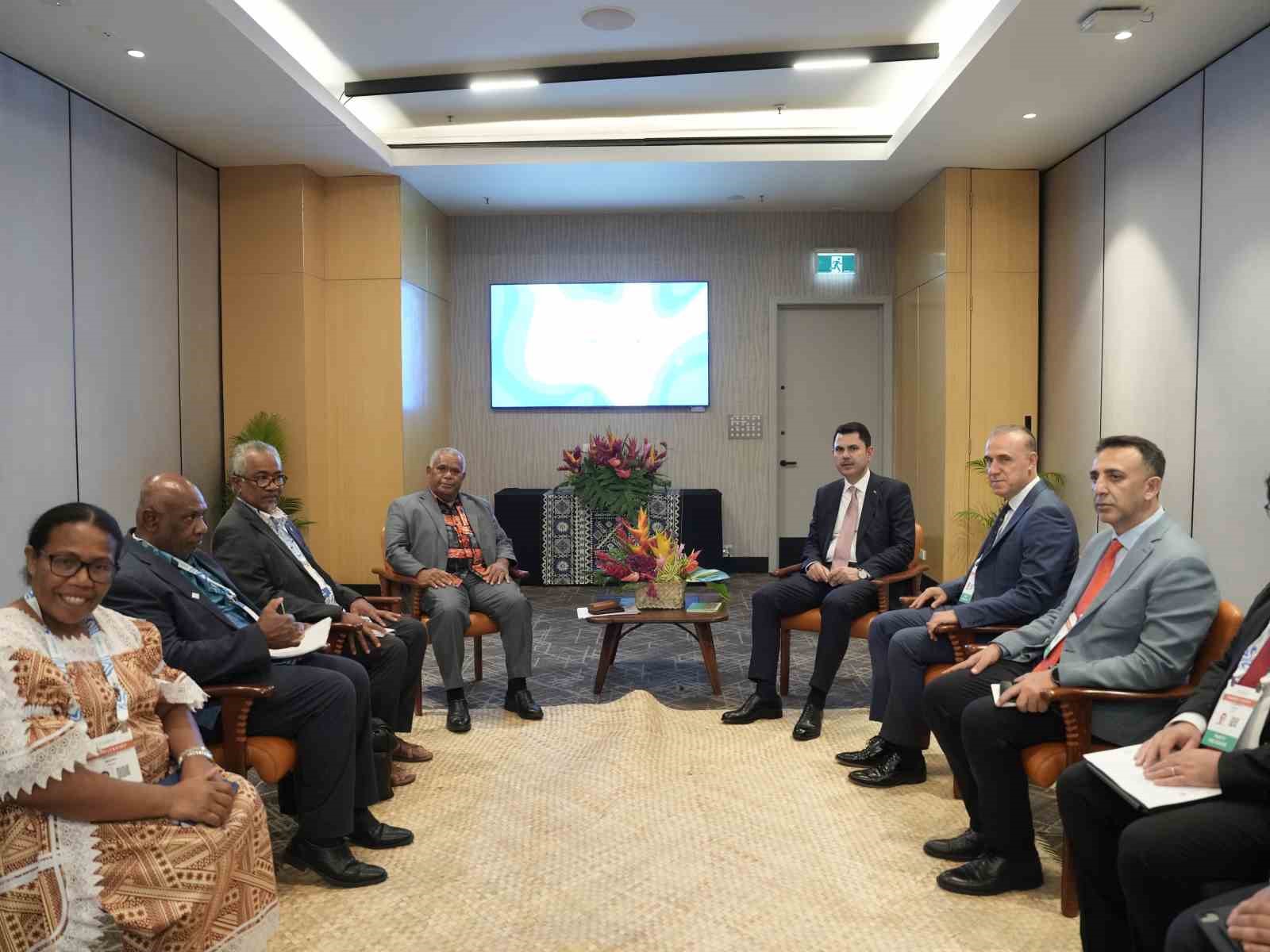 JOTHAM NAPAT VANUATU BAŞBAKANI İKİLİ GÖRÜŞME