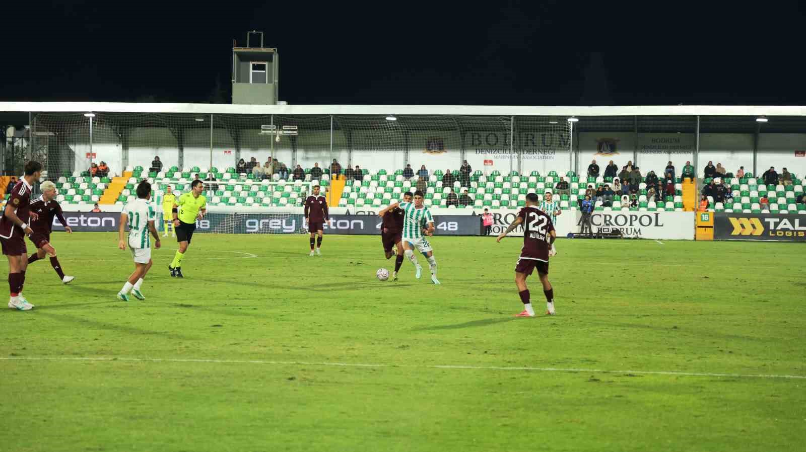 TRENDYOL 1. LİG'İN 11. HAFTASINDA BODRUM FK SAHASINDA BANDIRMASPOR’U 2-1 YENDİ.