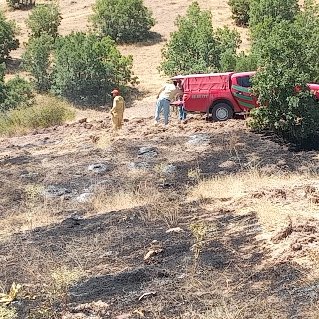 YOZGAT’IN ÇEKEREK İLÇESİNDE MEYDANA GELEN ANIZ YANGINI KONTROL ALTINA ALINDI.-