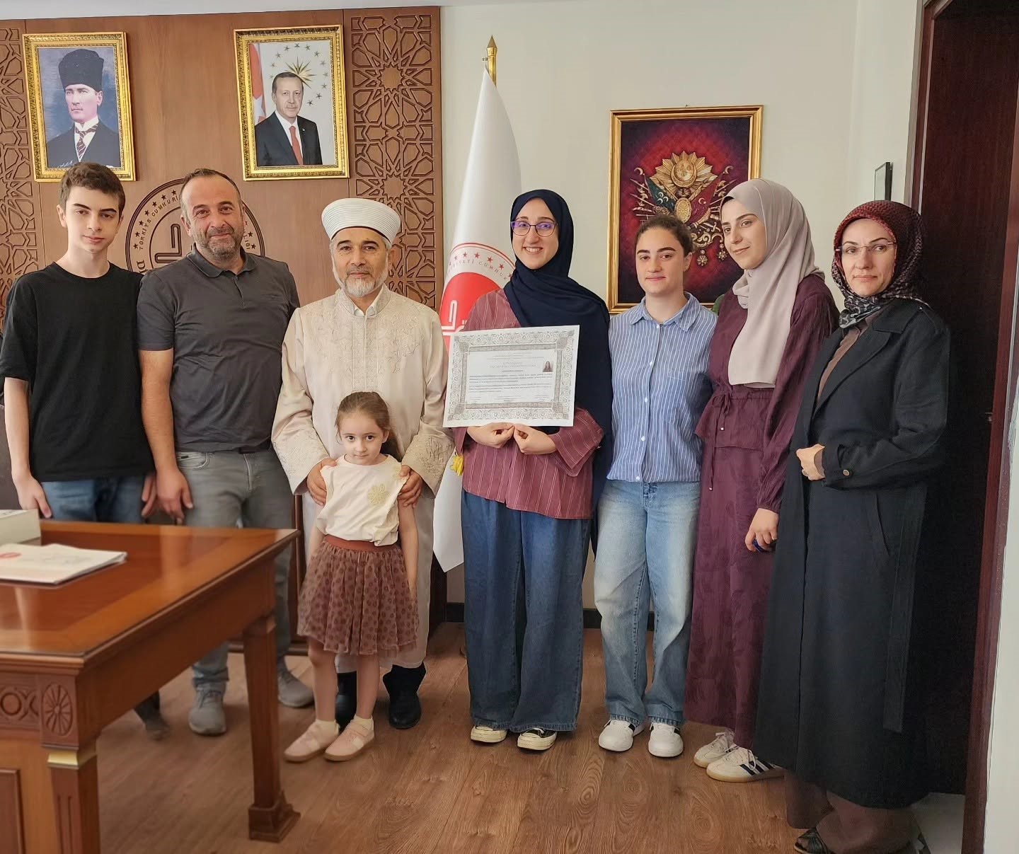 ESKİŞEHİR İL MÜFTÜLÜĞÜNCE, İSLAM DİNİNİ KENDİ İRADESİYLE KABUL ETMEK İSTEYEN İTALYA UYRUKLU ANNACHİARA FERRARA İÇİN İHTİDA MERASİMİ GERÇEKLEŞTİRİLDİ.