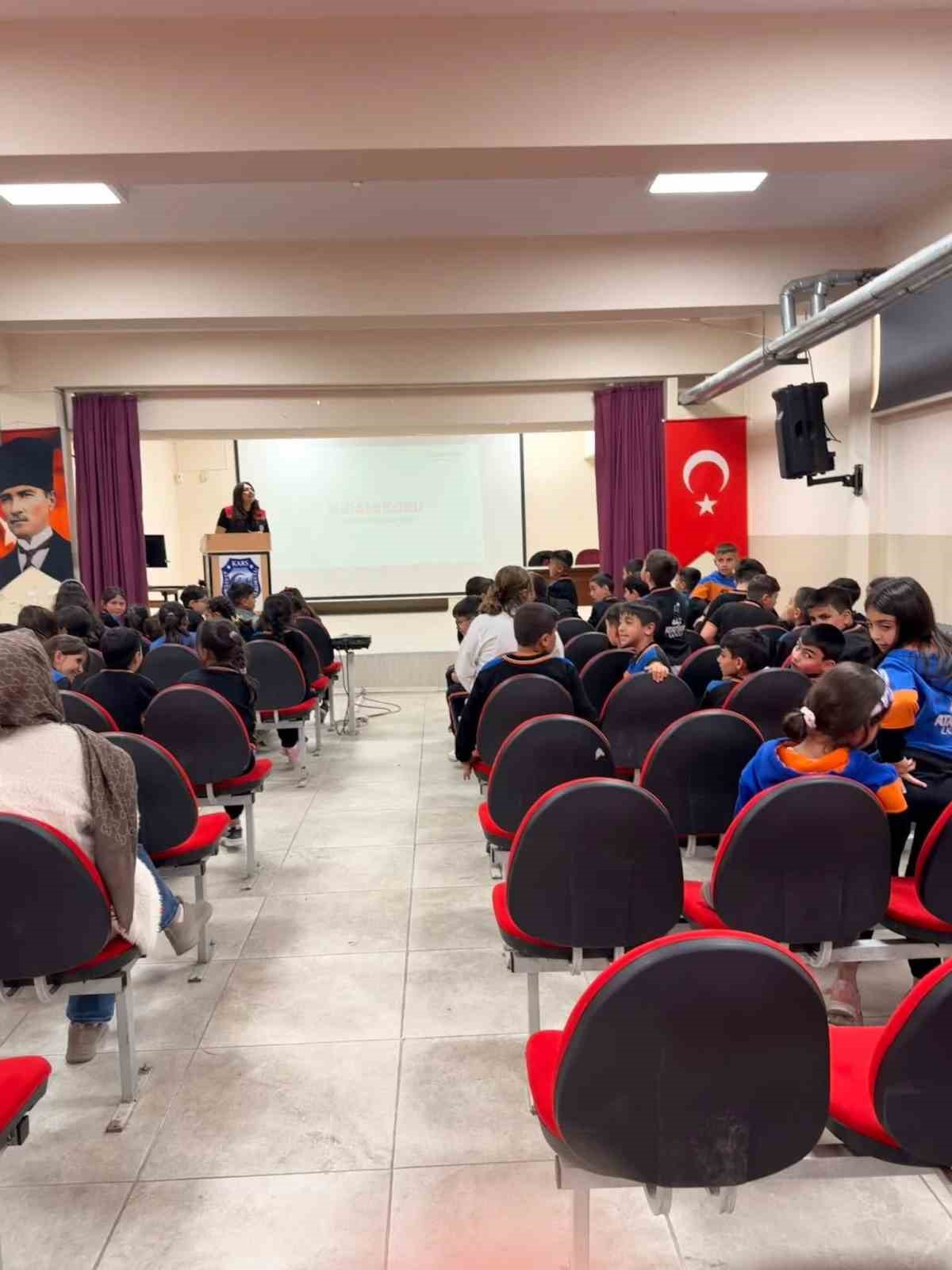 KARS’TA ÖĞRENCİLER GIDA İSRAFINA KARŞI BİLİNÇLENDİRİLDİ(KARS-İHA)