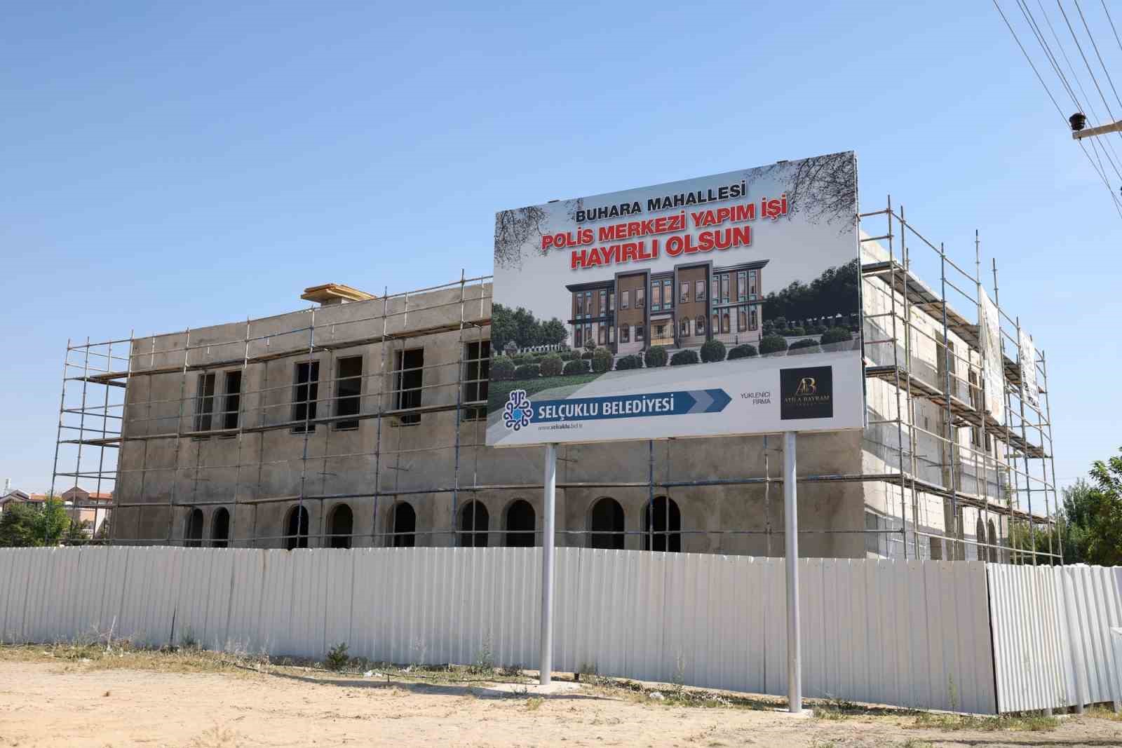 İÇİŞLERİ BAKANLIĞI, KONYA’NIN MERKEZ SELÇUKLU İLÇE BELEDİYESİ VE KONYA İL EMNİYET MÜDÜRLÜĞÜ İŞ BİRLİĞİNDE BUHARA MAHALLESİ’NE KAZANDIRILACAK BUHARA POLİS MERKEZİ’NİN YAPIMI DEVAM EDİYOR.