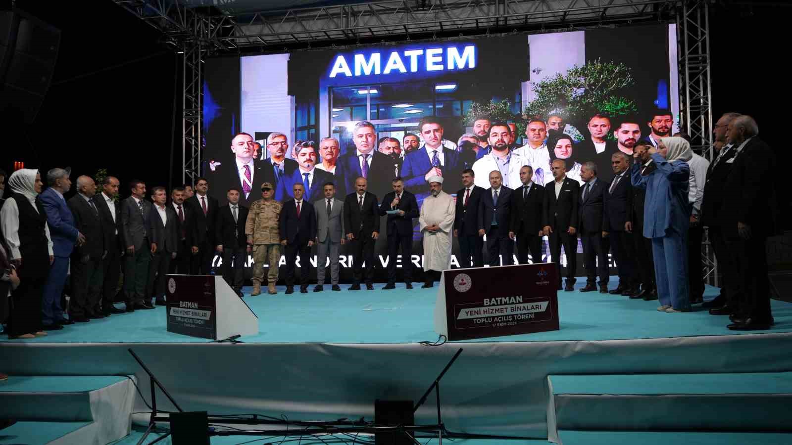 İÇİŞLERİ BAKANI MUSTAFA ÇİFTÇİ, BATMAN’DA TAMAMLANAN YATIRIMLARIN TOPLU AÇILIŞ TÖRENİNE KATILDI.