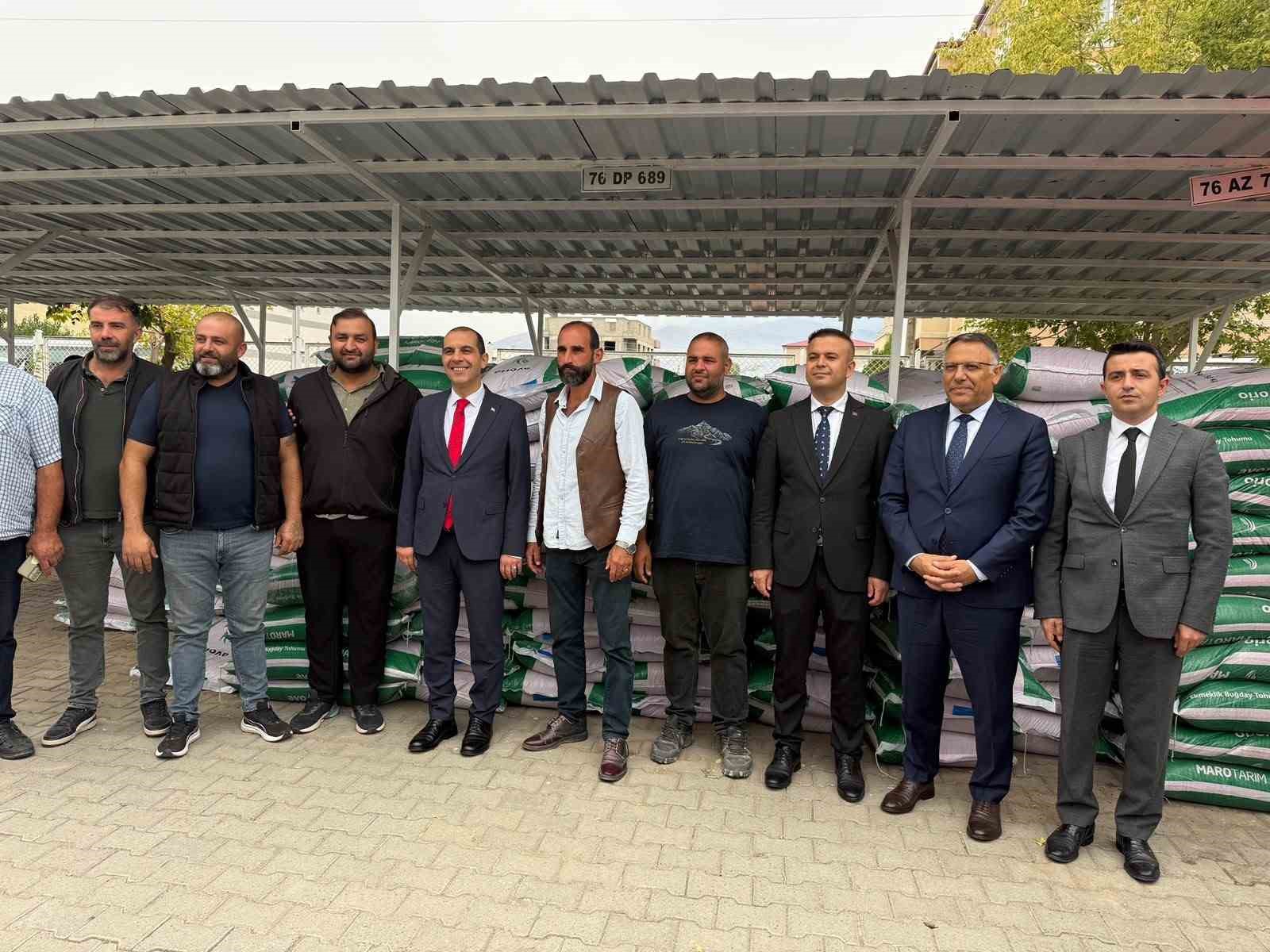 IĞDIR’DA SERTİFİKALI BUĞDAY TOHUMU DAĞITIMI GERÇEKLEŞTİRİLDİ